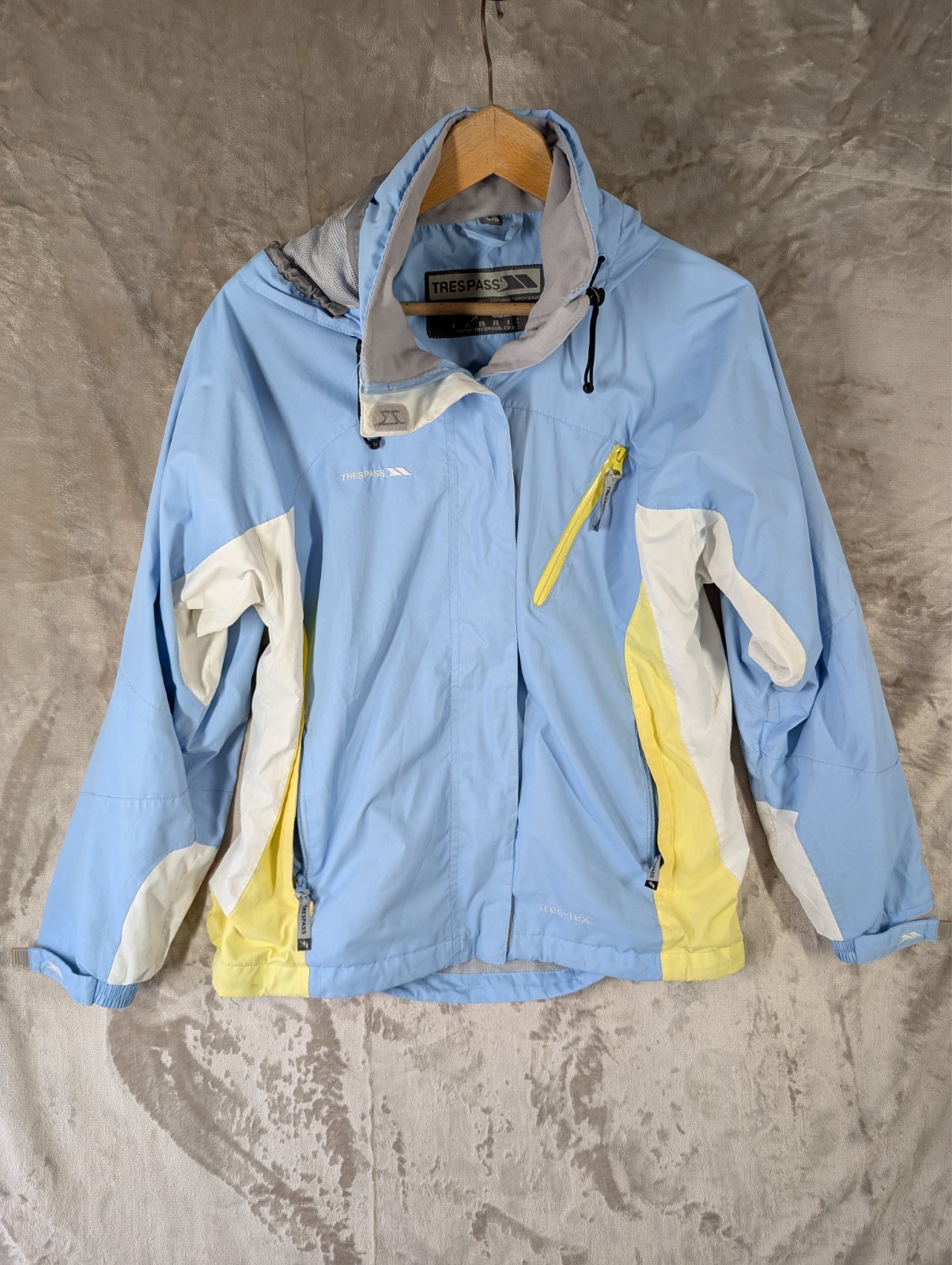 Trespass Womens Jacket M Blue Waterproof Breathable Windproof Coat Serpent DL143