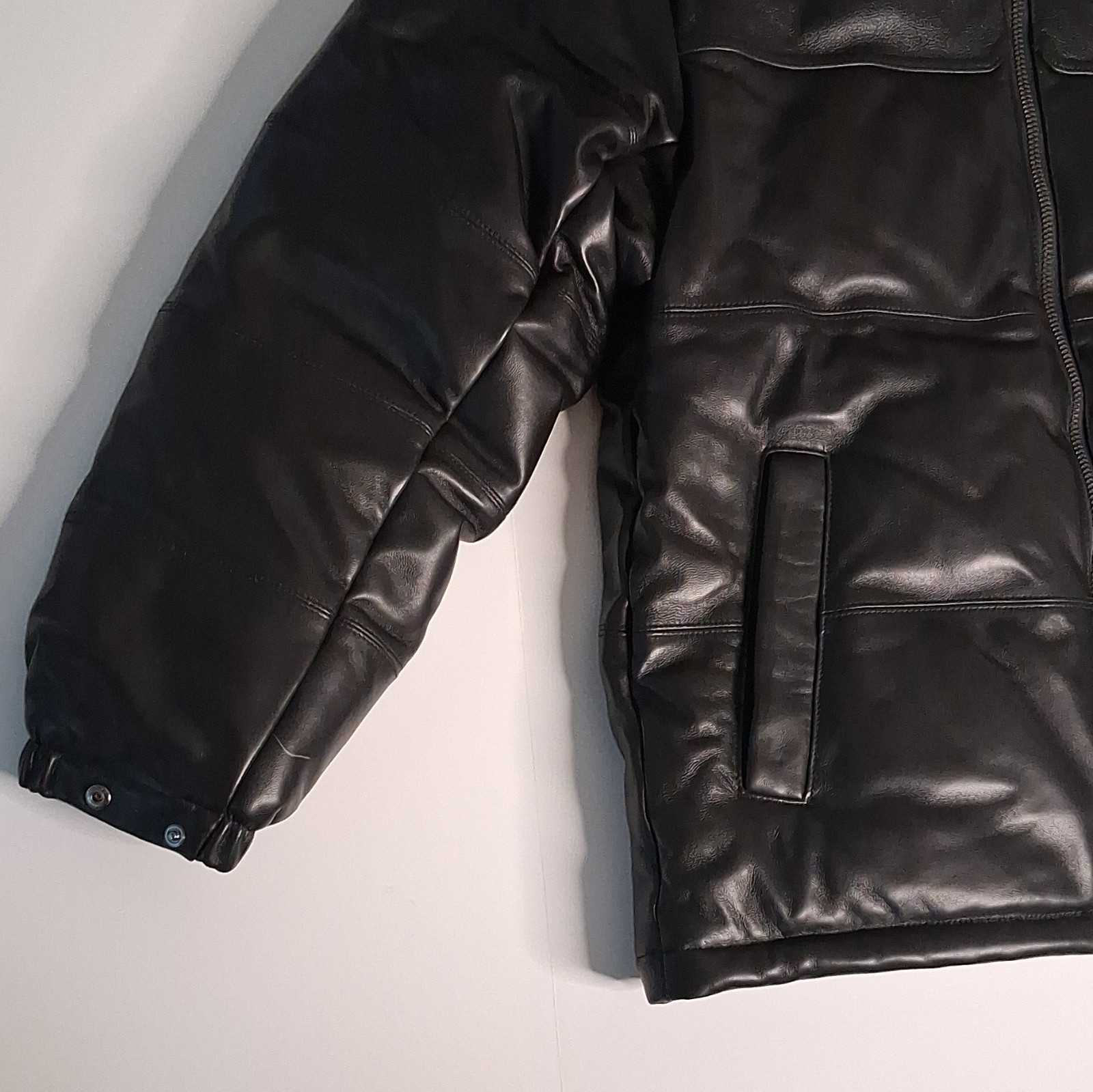 The North Face Eco Leather Nuptse Jacket Limited Edition #327/400 M Leather Pack