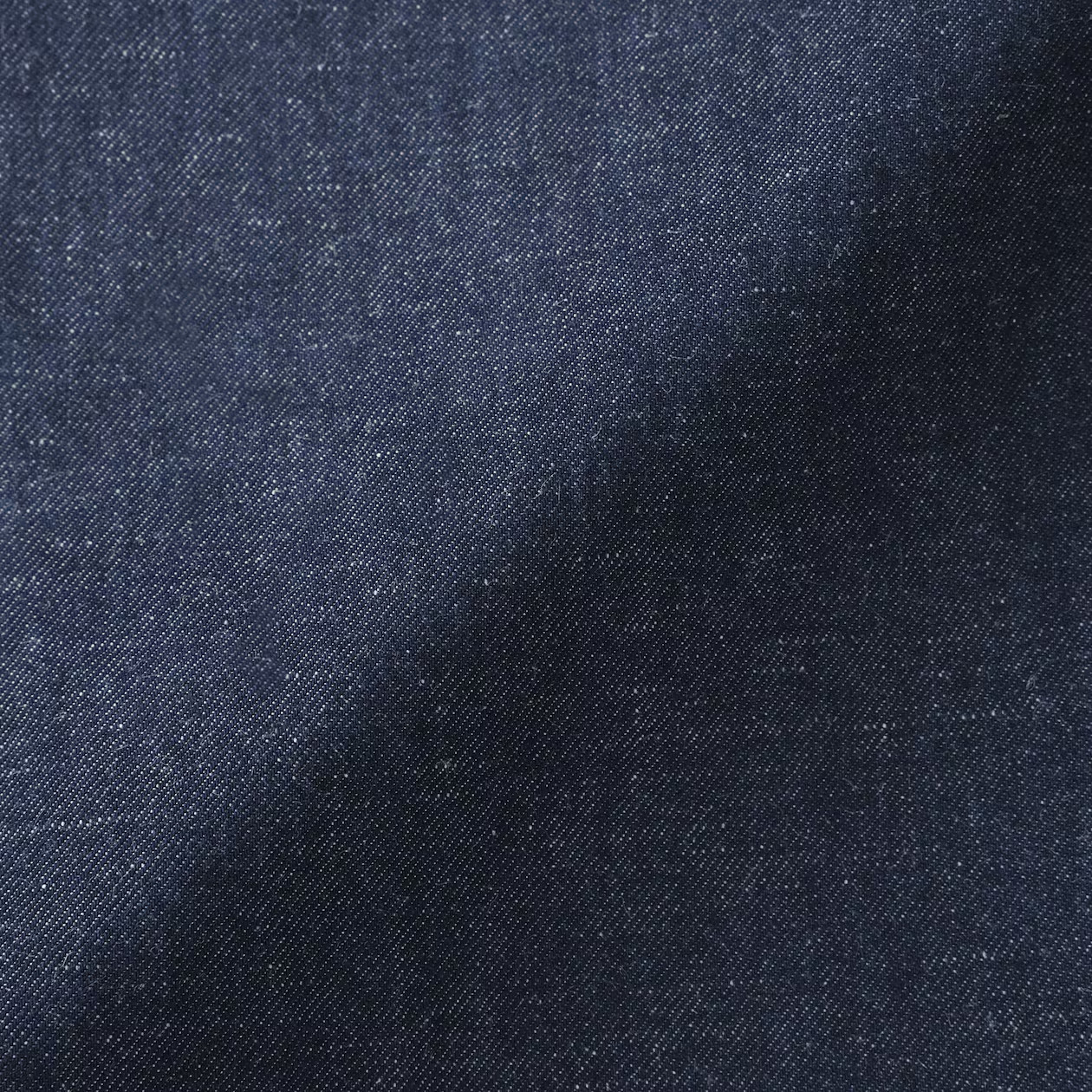 MUJI Womens Organic Cotton Linen Denim Easy Wide Pants Dark Navy FedEx