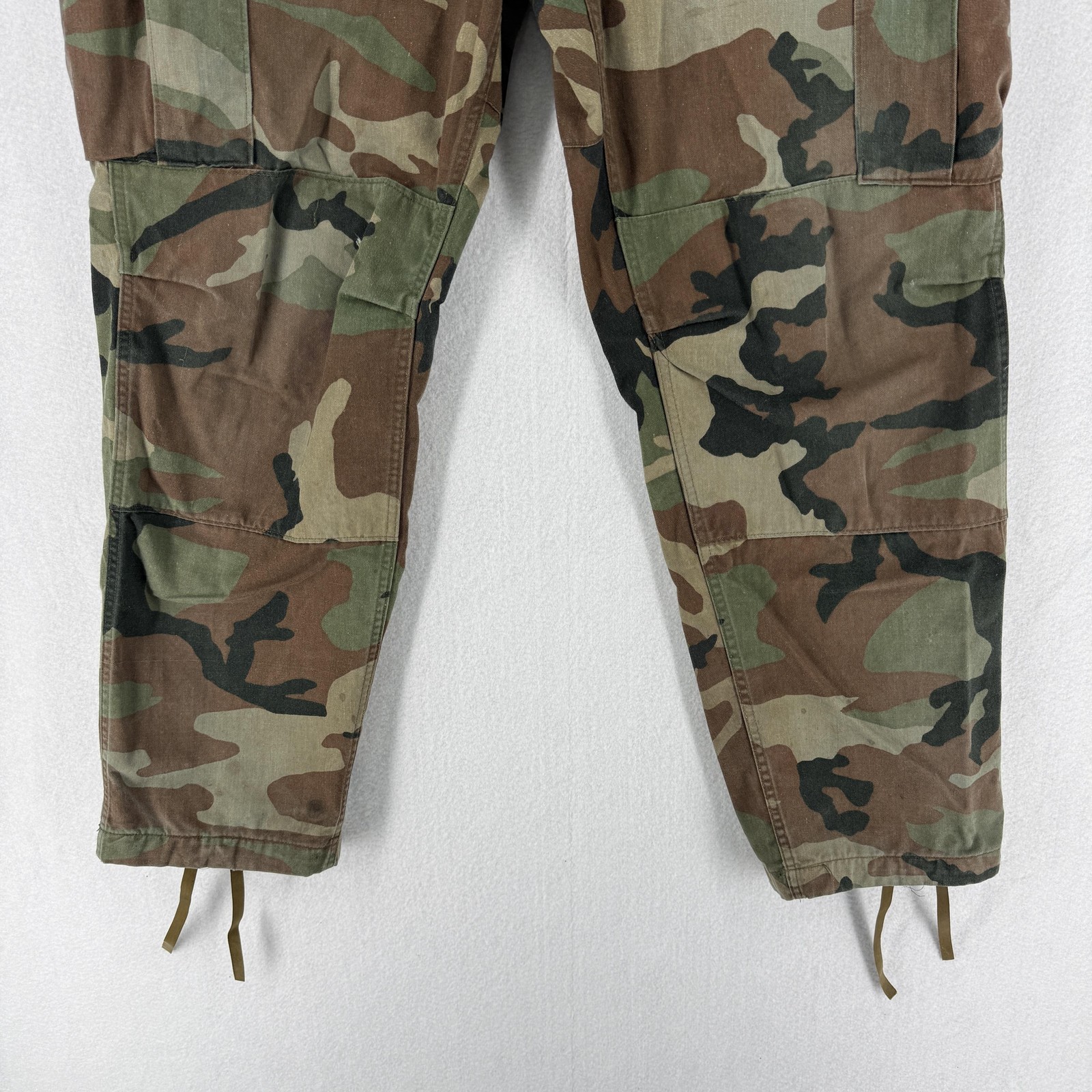 Vintage Winfield MFG Co Combat Pants Mens 38×31 Woodland Camo Cargo BDU 80s