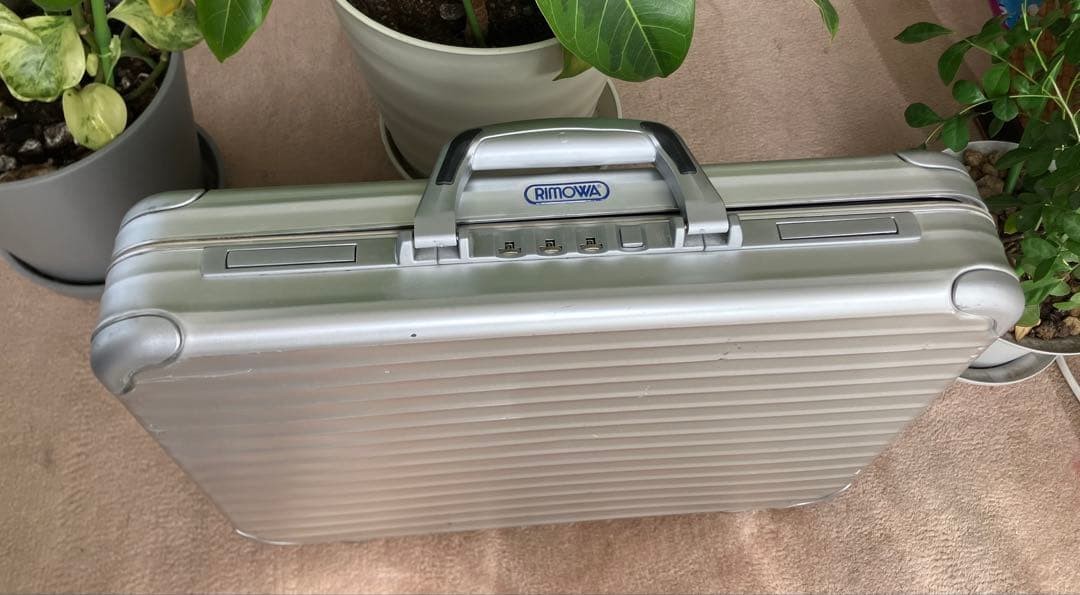 Vintage, rare RIMOWA silver attaché case