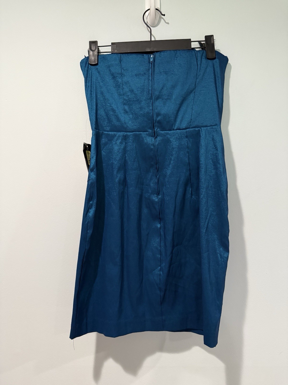 NEW Vintage Teeze Me Mini Dress Womens XS/S* Turquoise Strapless Feathers Party