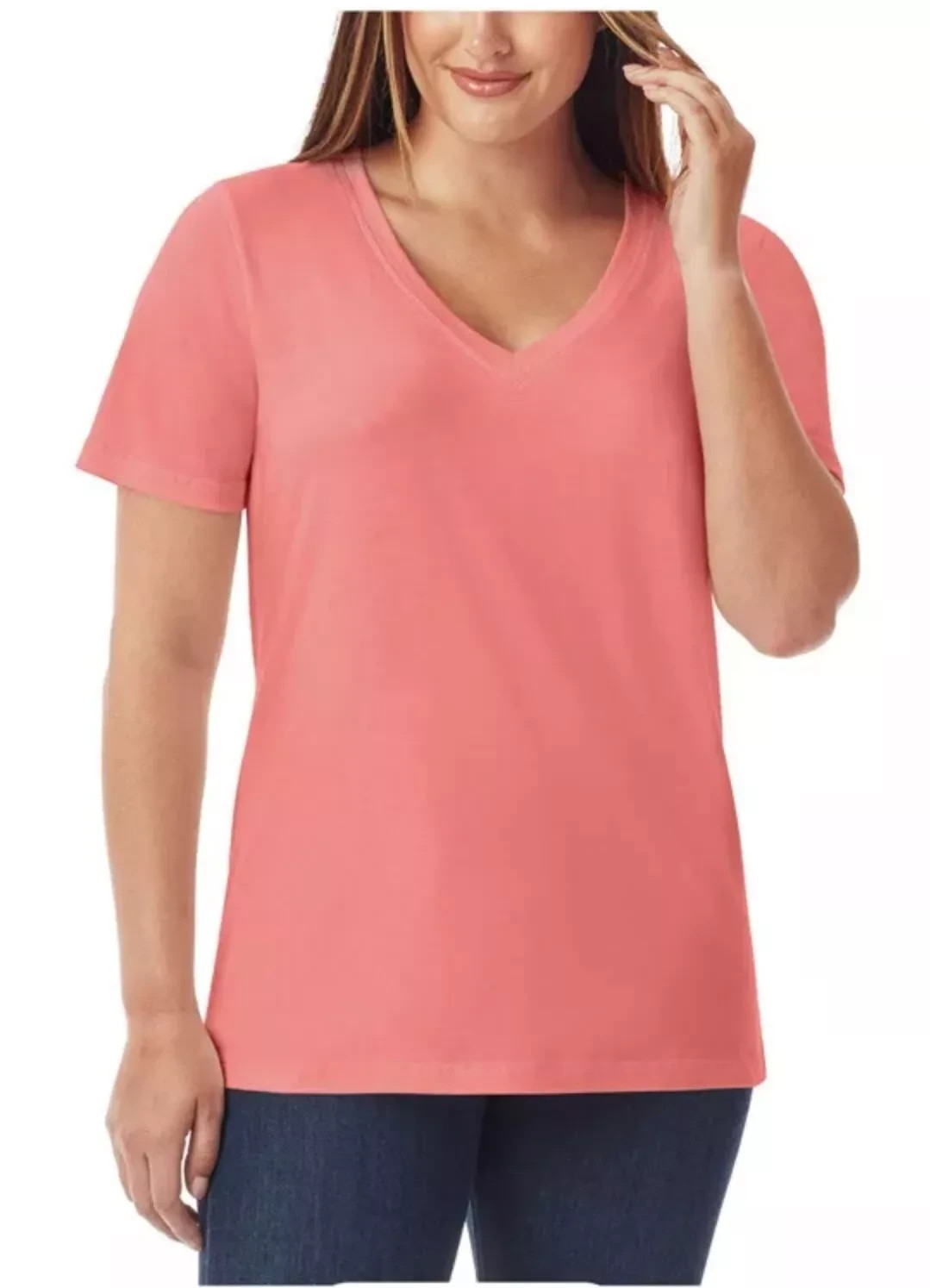 Member’s Mark Women’s Soft V-Neck Tee XS–XXL Choose color & size NWT