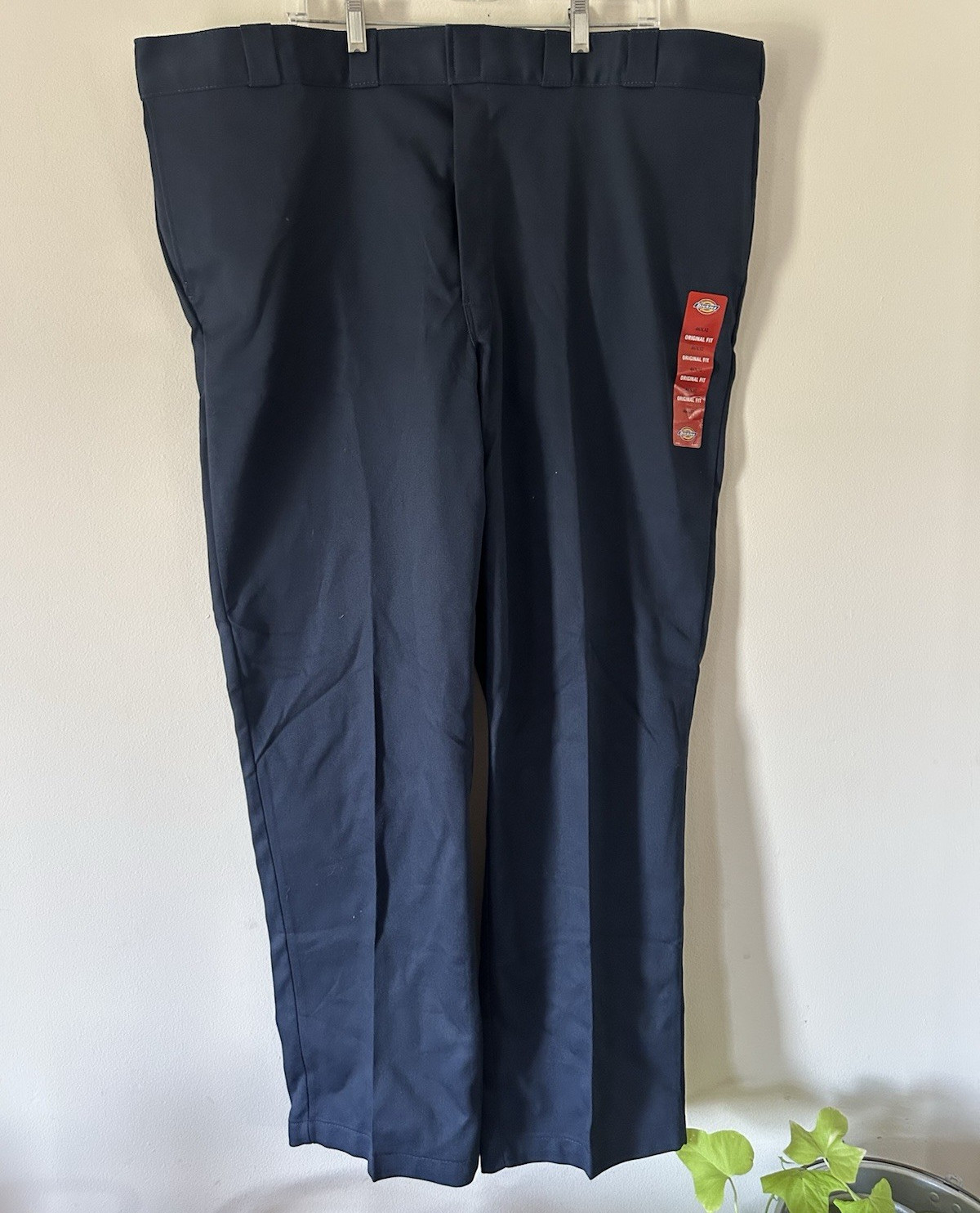Dickies 874 Original Fit Flex Twill Work Pants Navy Mens Size 46×32