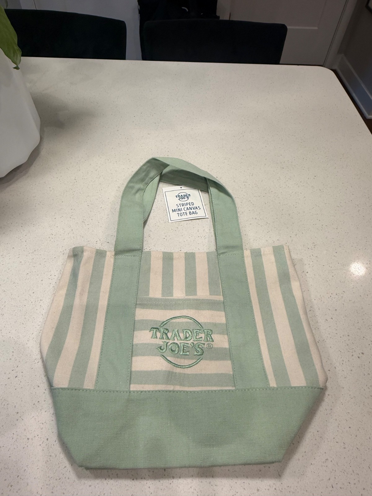 trader joes canvas tote bag