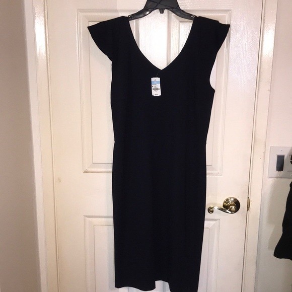 NWT J. McLaughlin Treecia Dress M MSRP $208 Navy Blue
