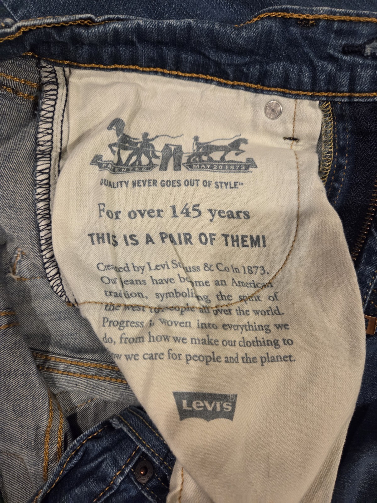 Levi’s 514 Men’s 29×30 Slim Straight Jeans Blue Medium Wash Denim 5-Pocket