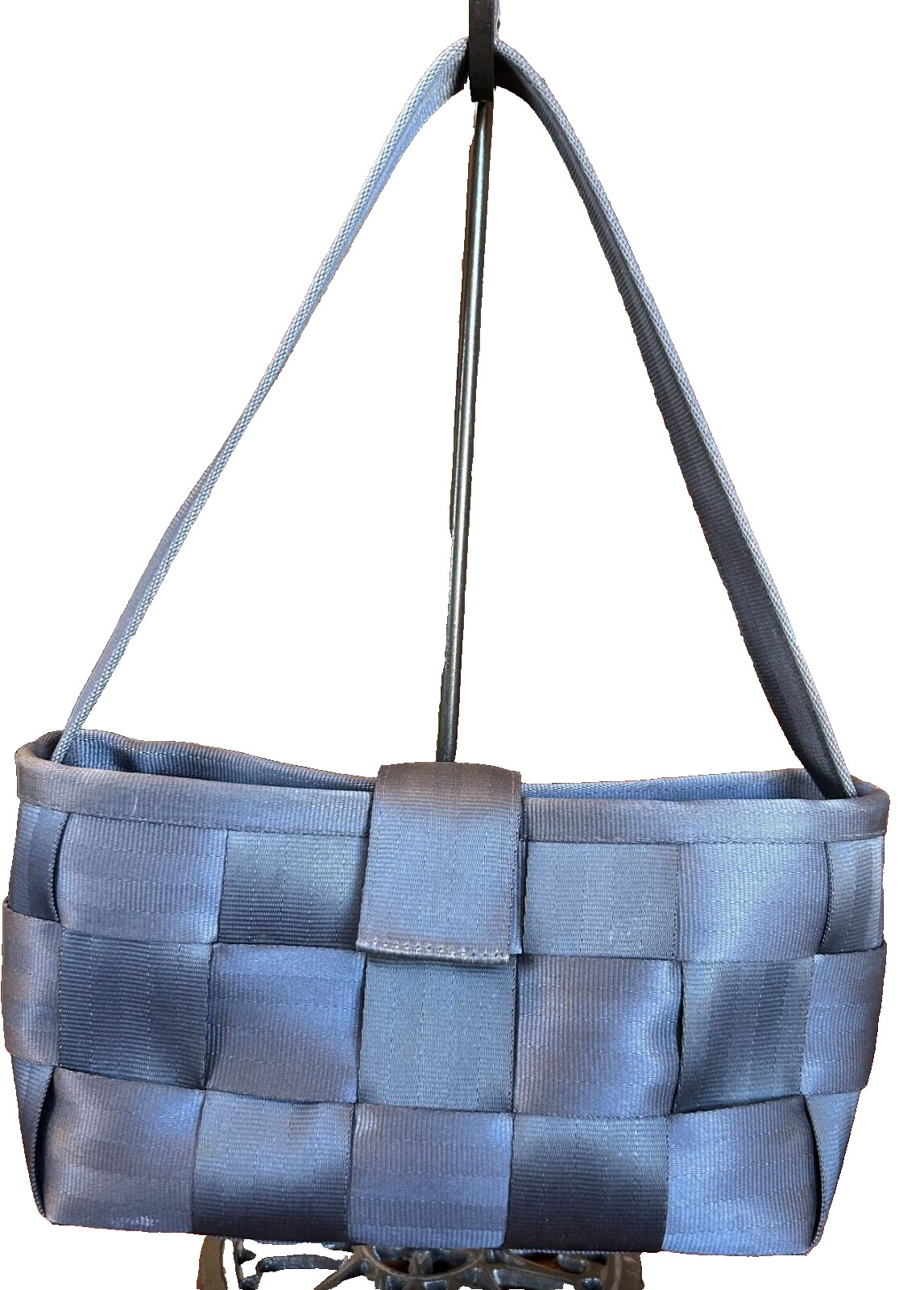 Harveys Original Seatbelt Bag Size Small Denim Blue w/Single Shoulder Strap