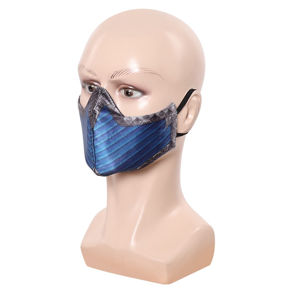 Kitana Cosplay Face Mask Helmet Half Face Masks Props Halloween Women Mens Party