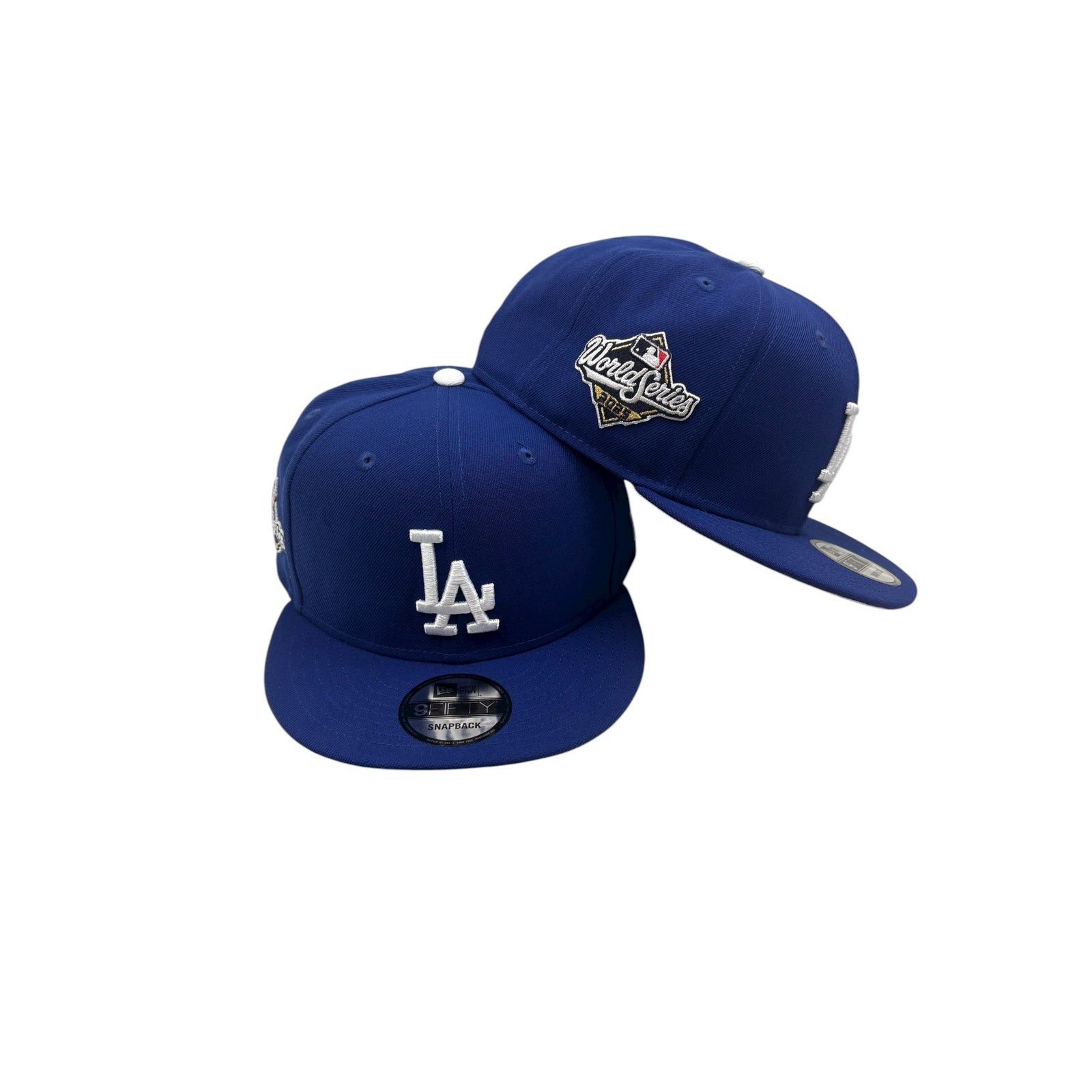 Los Angeles Dodgers New Era 9FIFTY Snapback Hat 2025 World Series Side patch