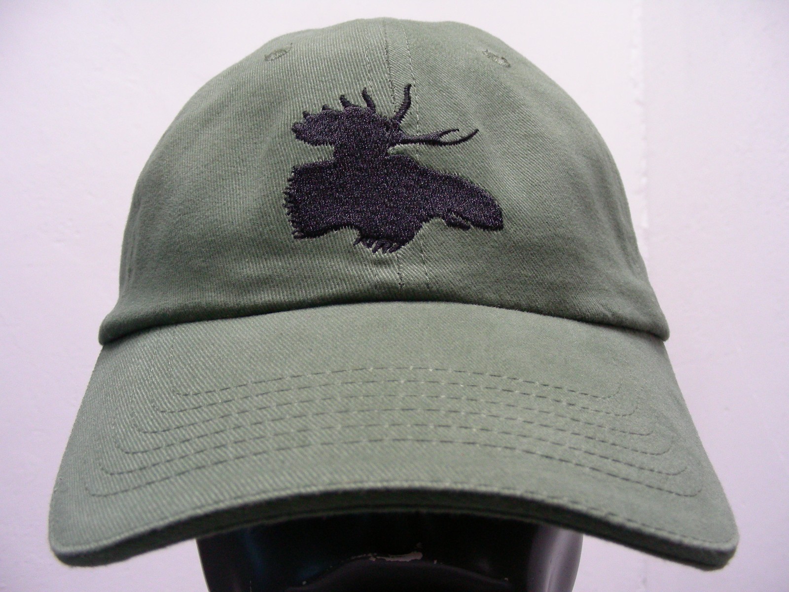 MOOSE LOGO – Embroidered – One Size Adjustable Lightweight Baseball Cap Hat!