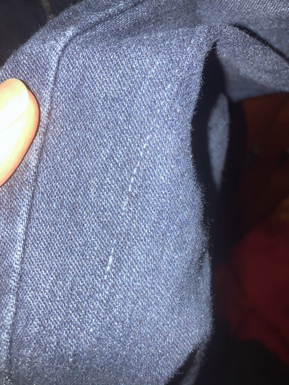Michael Kors 8 Skinny Navy Jeans With Real Front Gold Zipper/Back Pockets