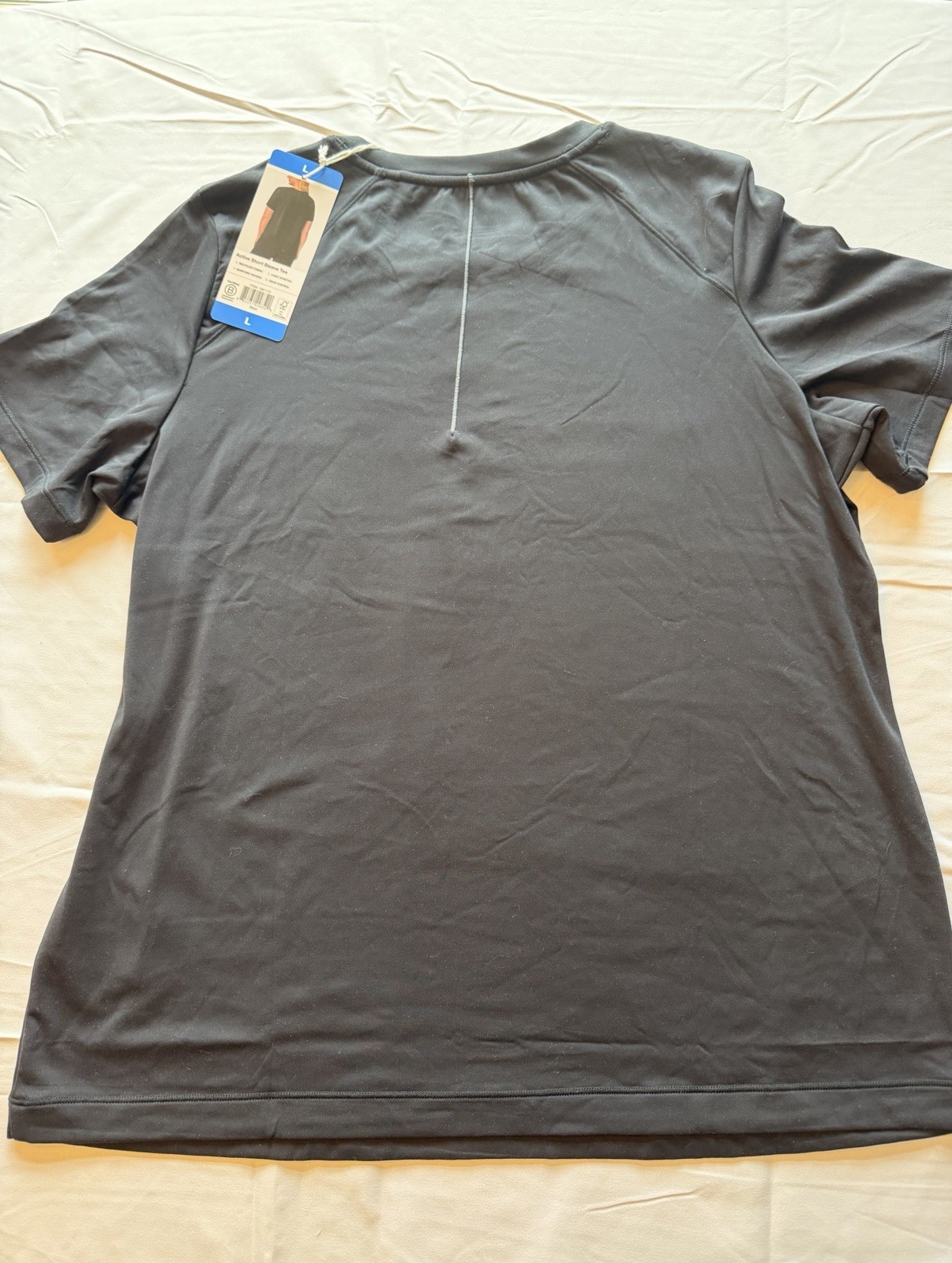 Mondetta World Outfitter Women’s Active Stretch Short Sleeve Tee Shirt Black-NWT