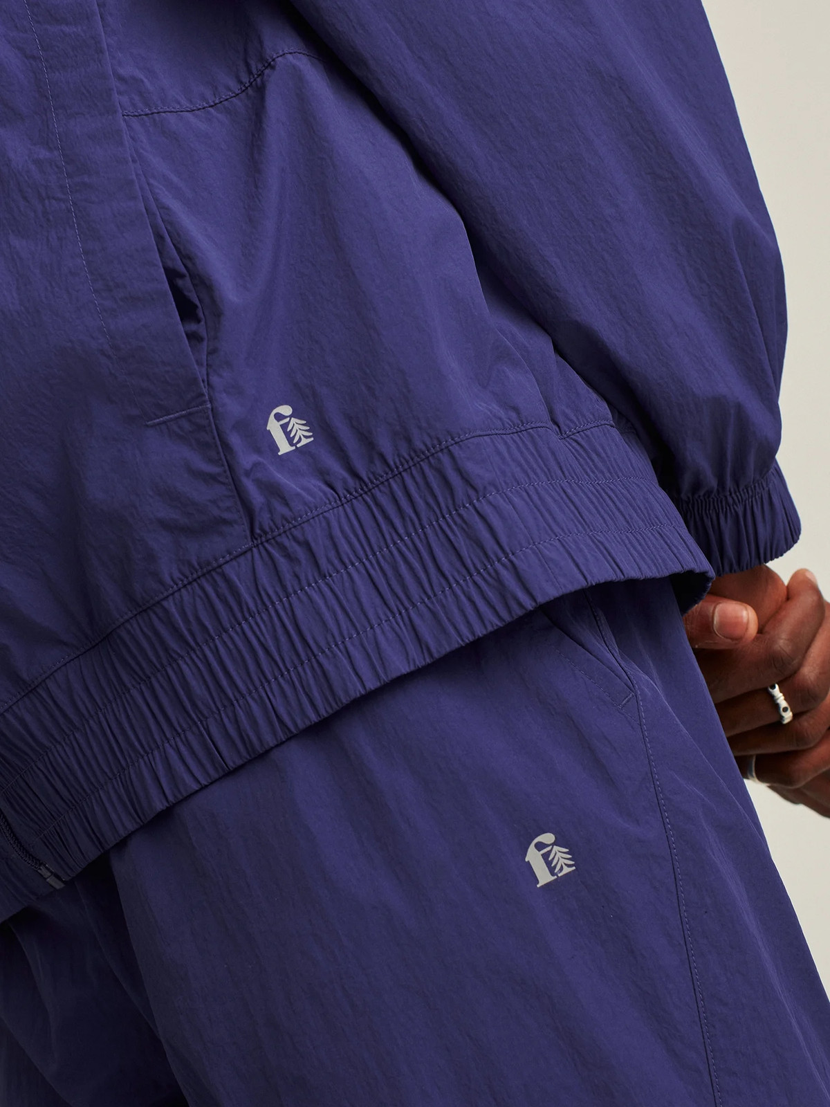 Men’s and Big Men’s Full Zip Nylon Windbreaker, up to 3XL