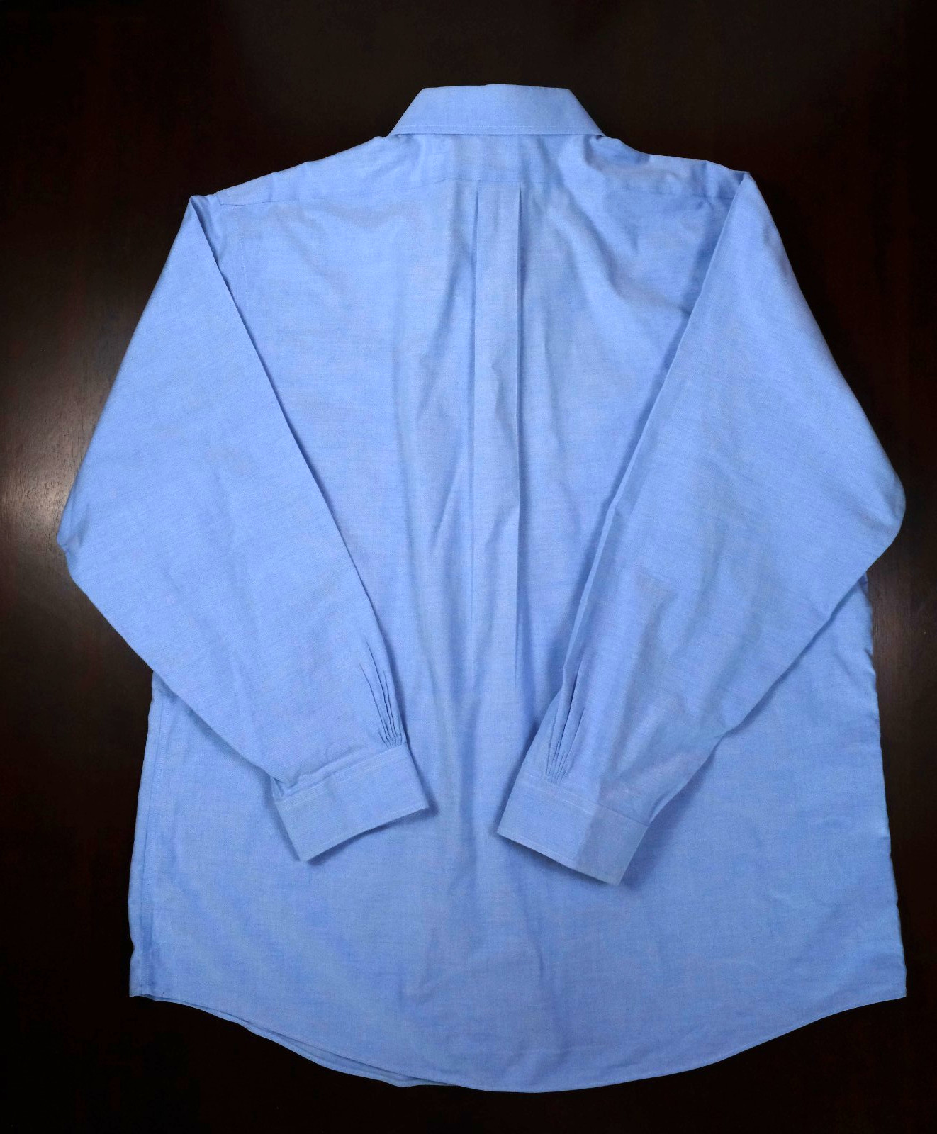 Brooks Brothers Classic Supima Cotton long sleeve button down blue shirt 17 – 35