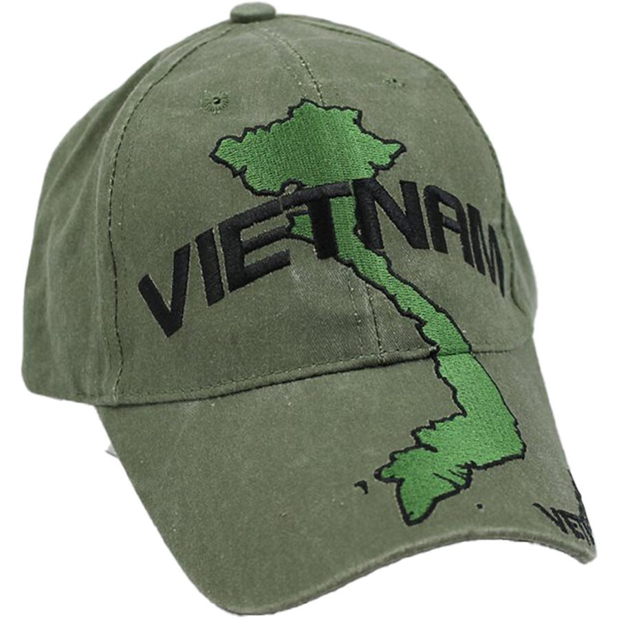 NEW Vietnam Veteran Baseball cap hat. OD Green. 6516.