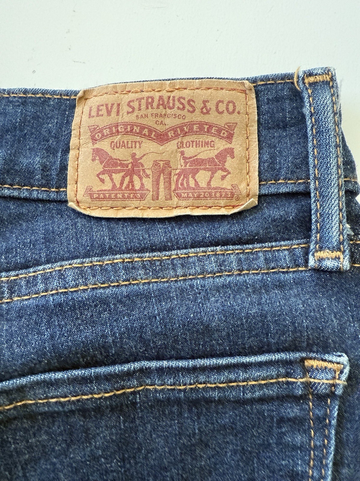 Levis Strauss 710 Super Skinny Jeans Blue Stretch Women’s 27×27 Good Condition👖