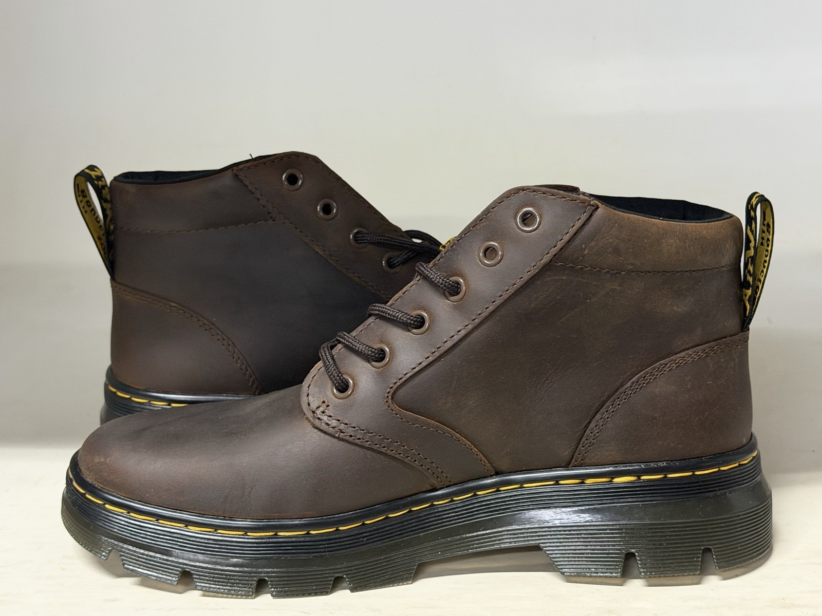 Dr Martens Bonny Leather Crazy HorseDark Brown Men Size 9 (Womens Size 10)