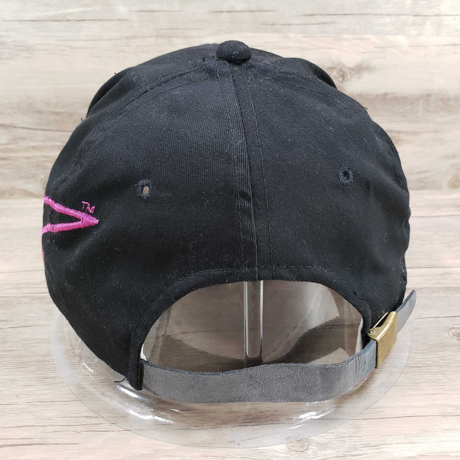 Shark Logo Hat Cap Strap Back Greg Normal Black Embroidered Adjustable