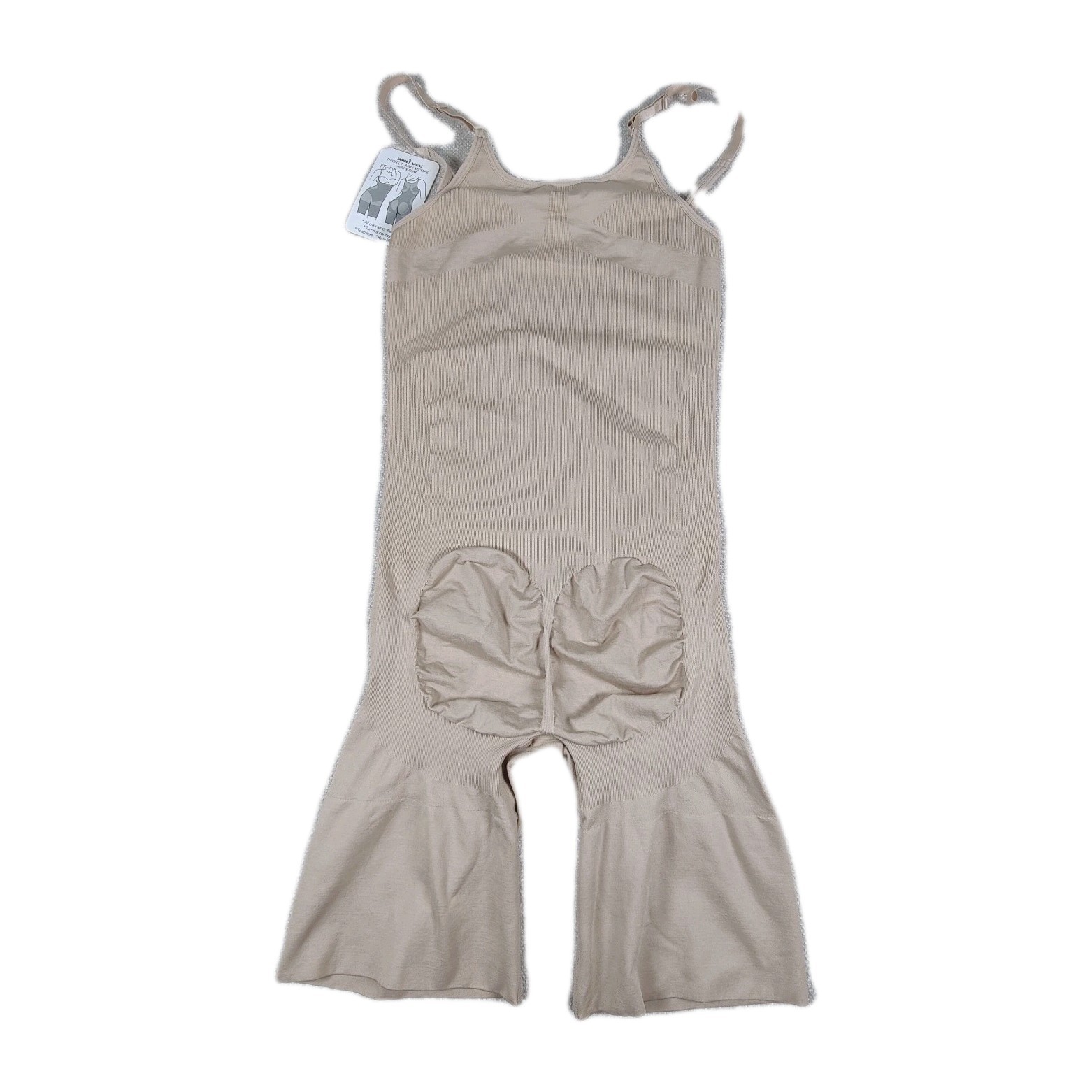 New MeMoi Braless Shaping Bodysuit with Thigh Shaper Size 1X