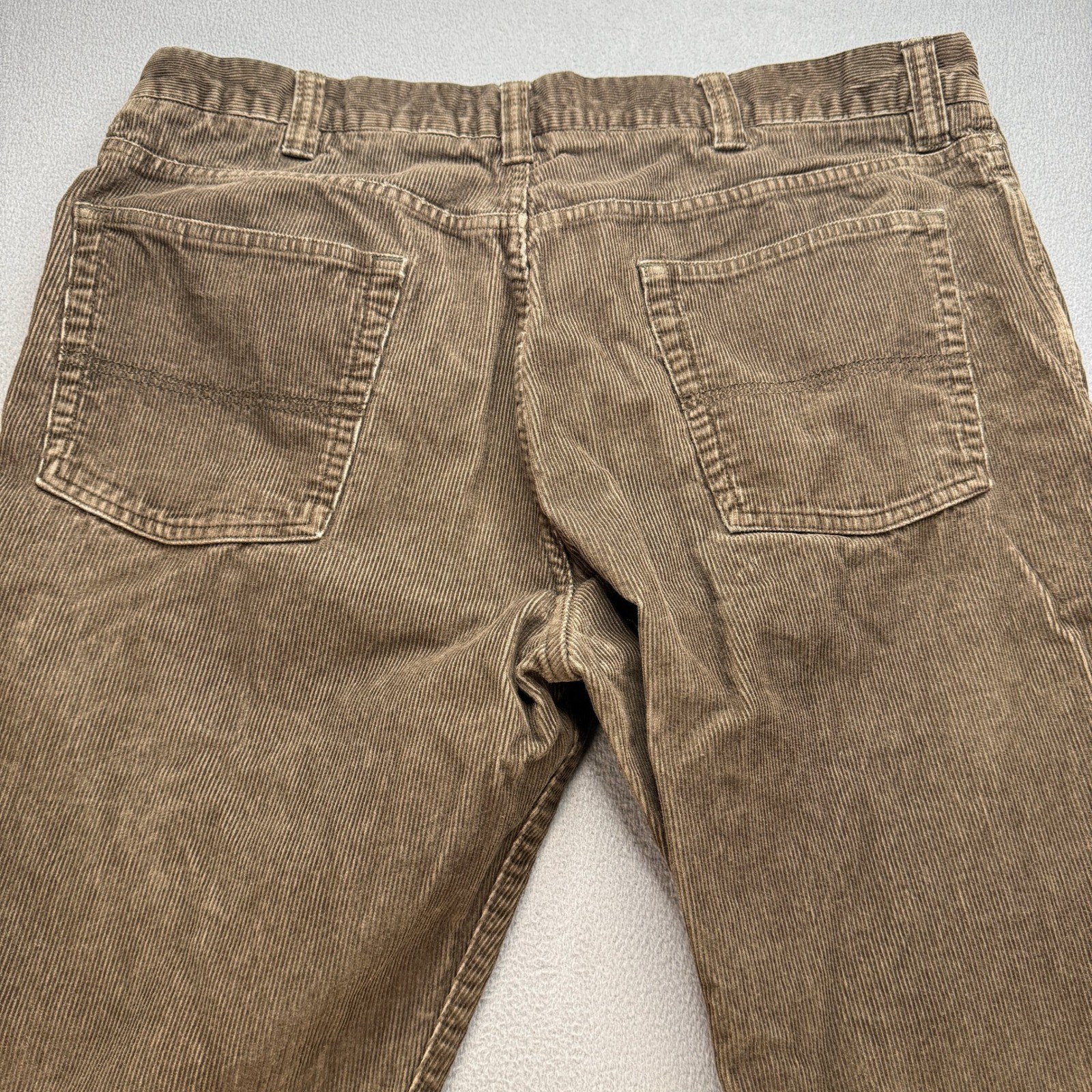 LL Bean Corduroy Pants Standard Fit 36×30 (FIT 36×29) Brown Straight Leg Cotton
