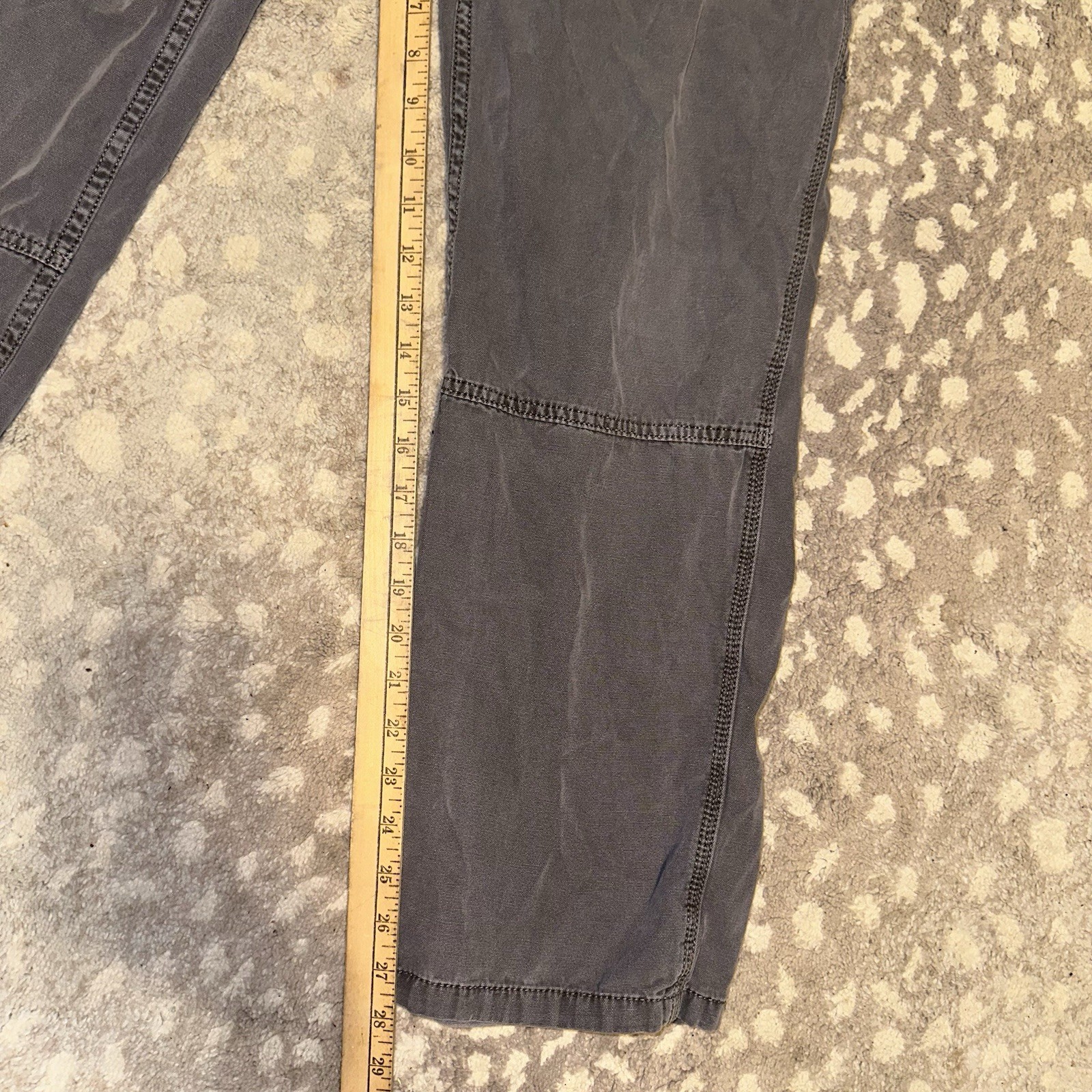 Men’s Aeropostale Charcoal Carpenter Pant Size Med NWT Tool Pockets Hammer Loop