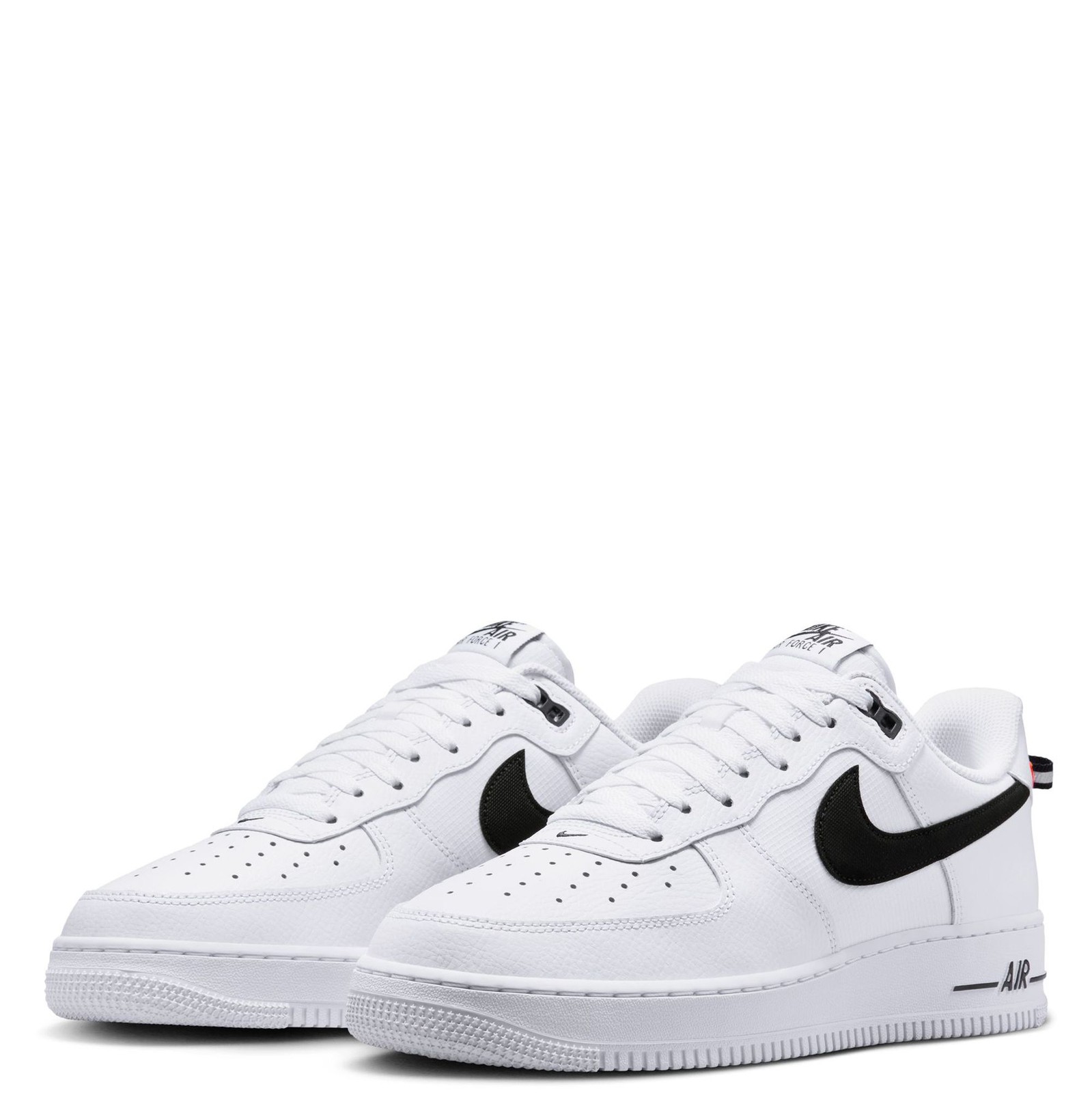 Men’s Nike Air Force 1 ’07 LV8 White/Black-Bright Crimson (HV9509 100)