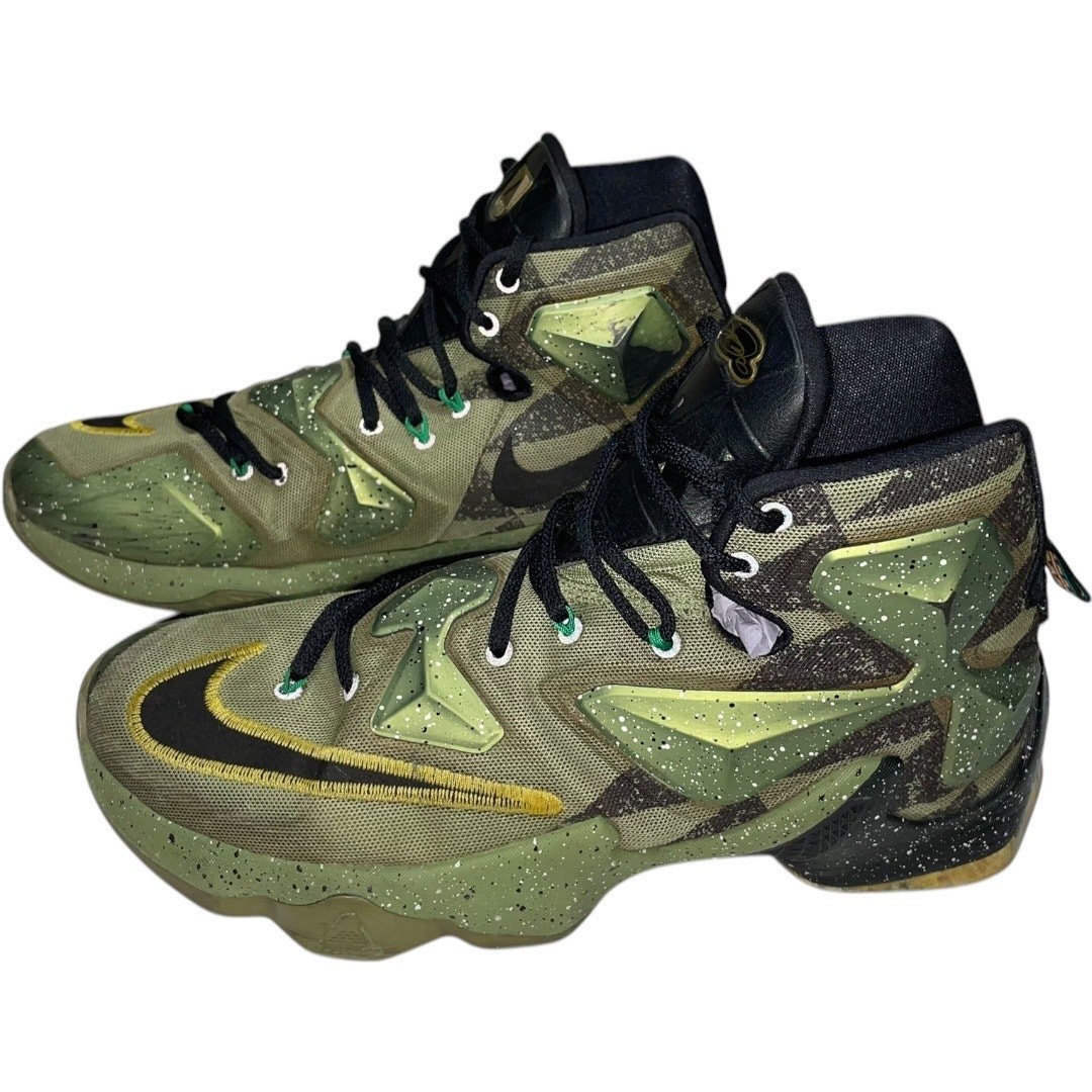 NIKE Lebron James XIII All Star Northern Lights Green Sneakers Size: US 10