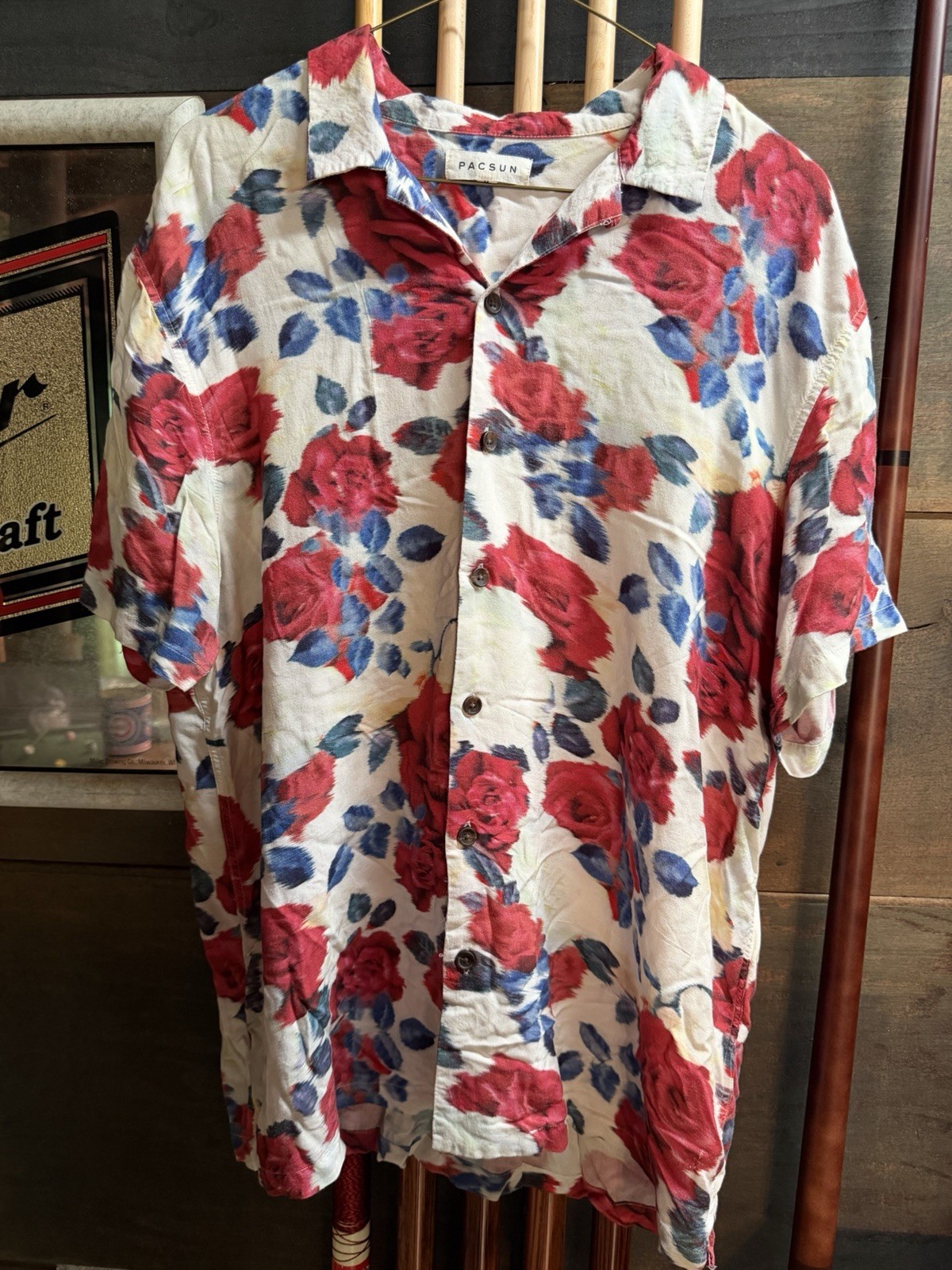 Lot Of 15 – Men’s Vintage Hawaiian Short Sleeve Button Downs M Medium Miami Vice