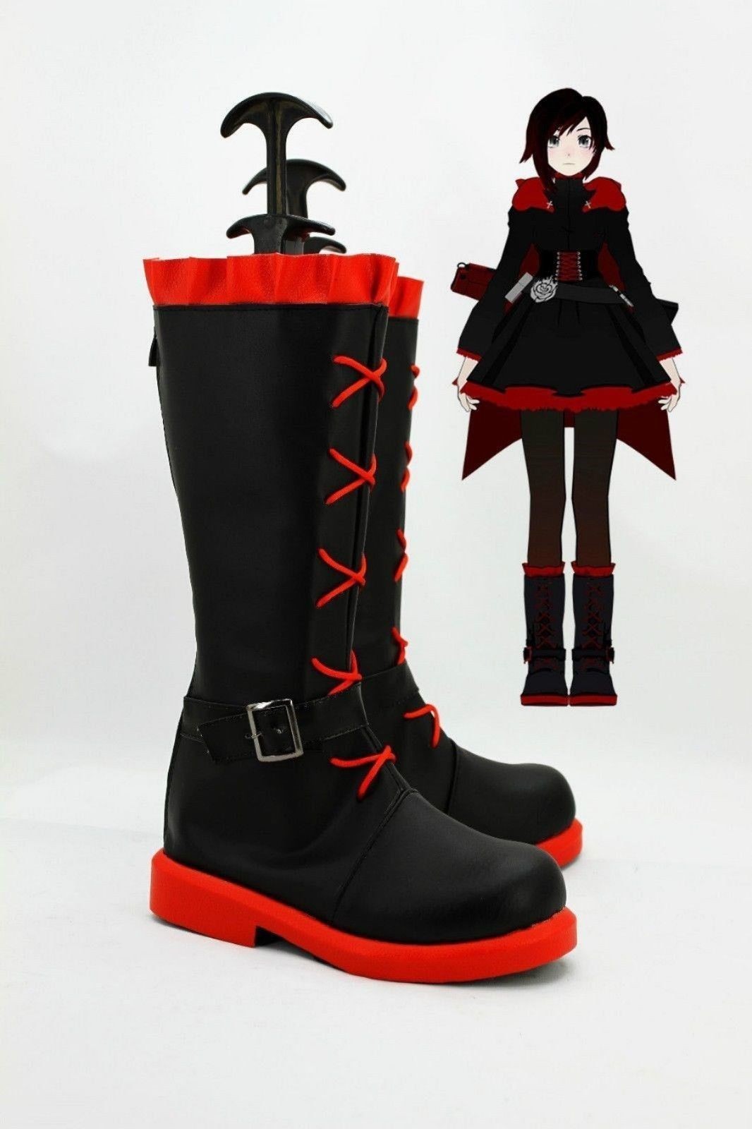 NEW RWBY Vol.4 Season 4 Ruby Rose Cosplay Shoes / Boots Exempt postage