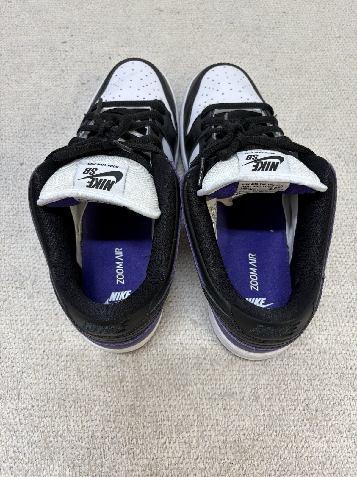 Nike SB Dunk Low Pro Shoes Mens 10 BQ6817-500 Court Purple With Box