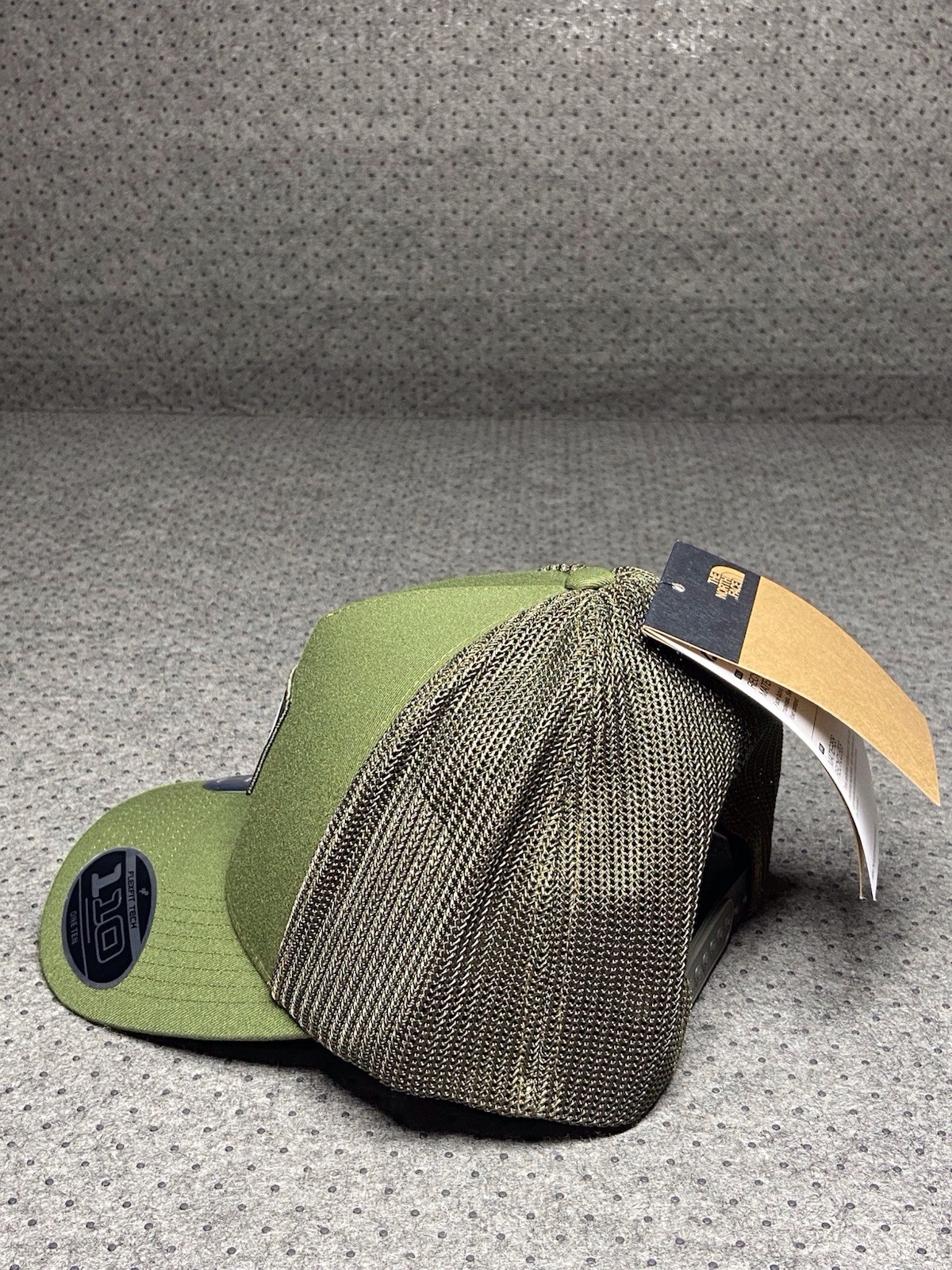 The North Face Trucker Hat Woodland Green Flexfit Tech One Size Snapbk Adj NWT