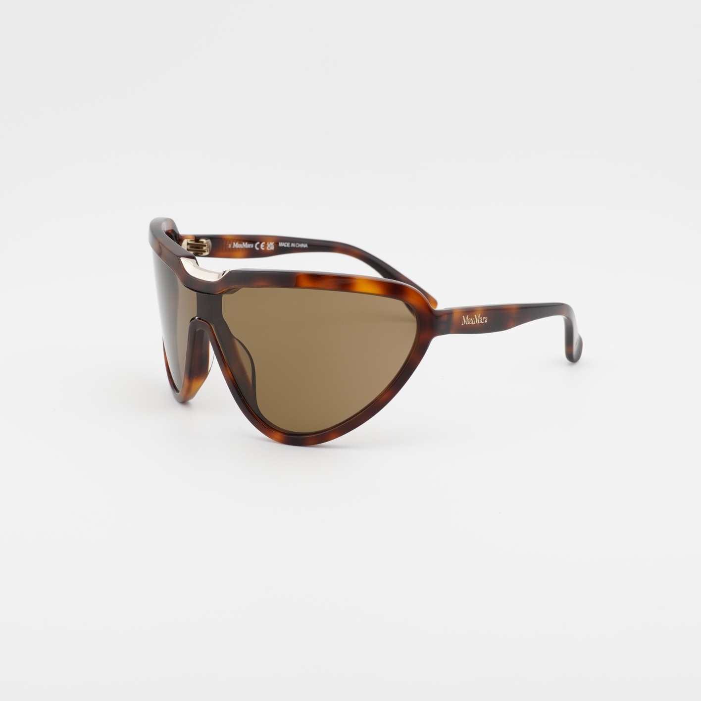 New Max Mara MM0084 52E Havana/Brown 139-0-115 Sunglasses
