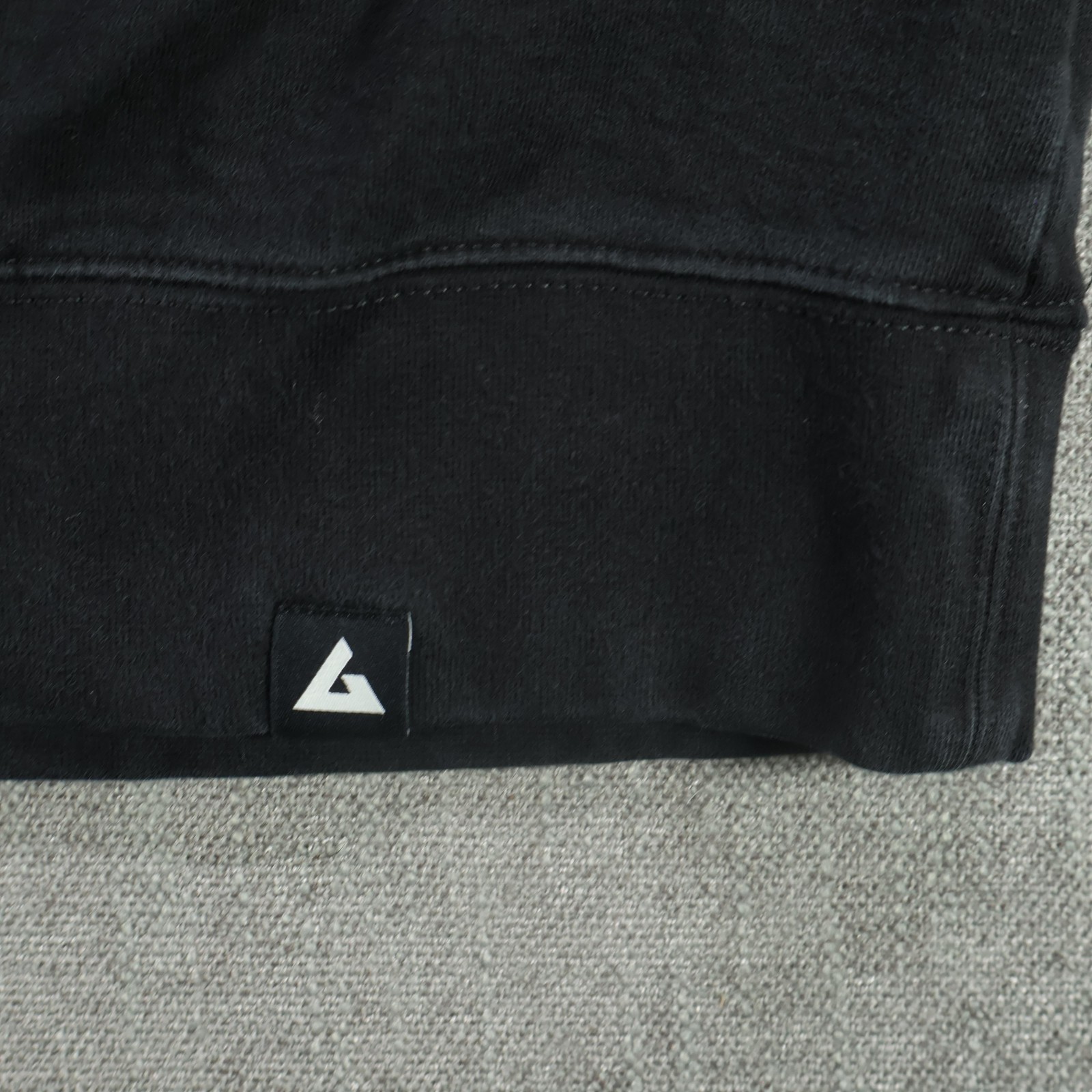 American Giant Sweatshirt Mens Medium Black Crewneck Pullover Made In USA Logo
