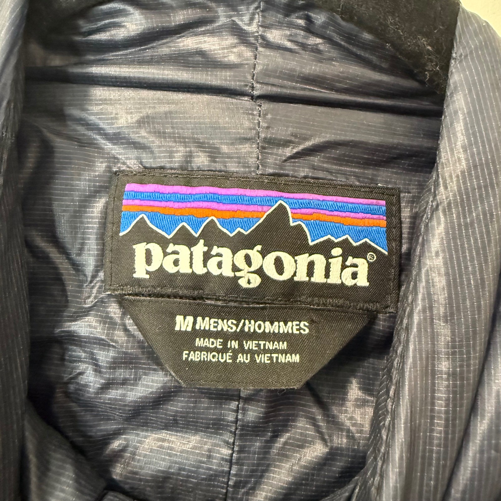 Patagonia Mens Nano Puff Jacket Medium Blue Insulated Puffer 84065 SP18