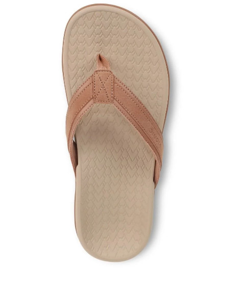 Vionic Women’s Tide 2.0 Toe Post Sandal, Mocha Mousse Leather