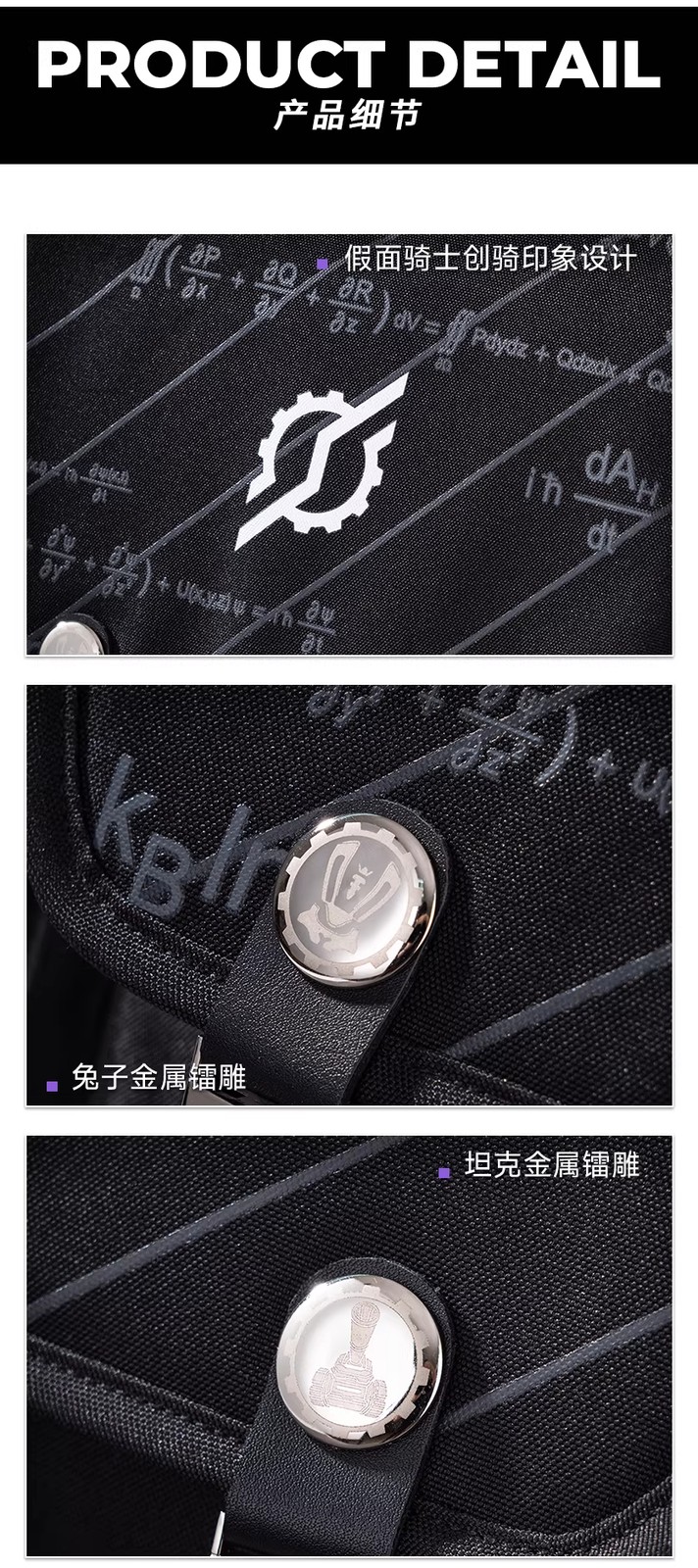 Anime Kamen Rider Build Backpack Lace Schoolbag Button Travel Bag Schoolbag New