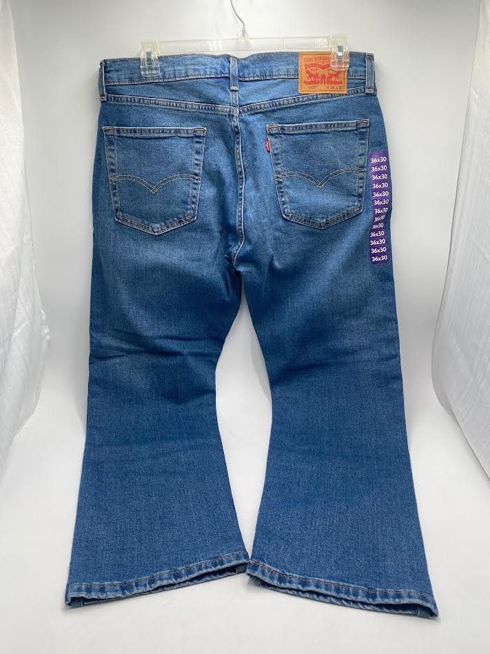 Levi’s Men’s 505 Jean 36×30 Regular Fit Straight Leg