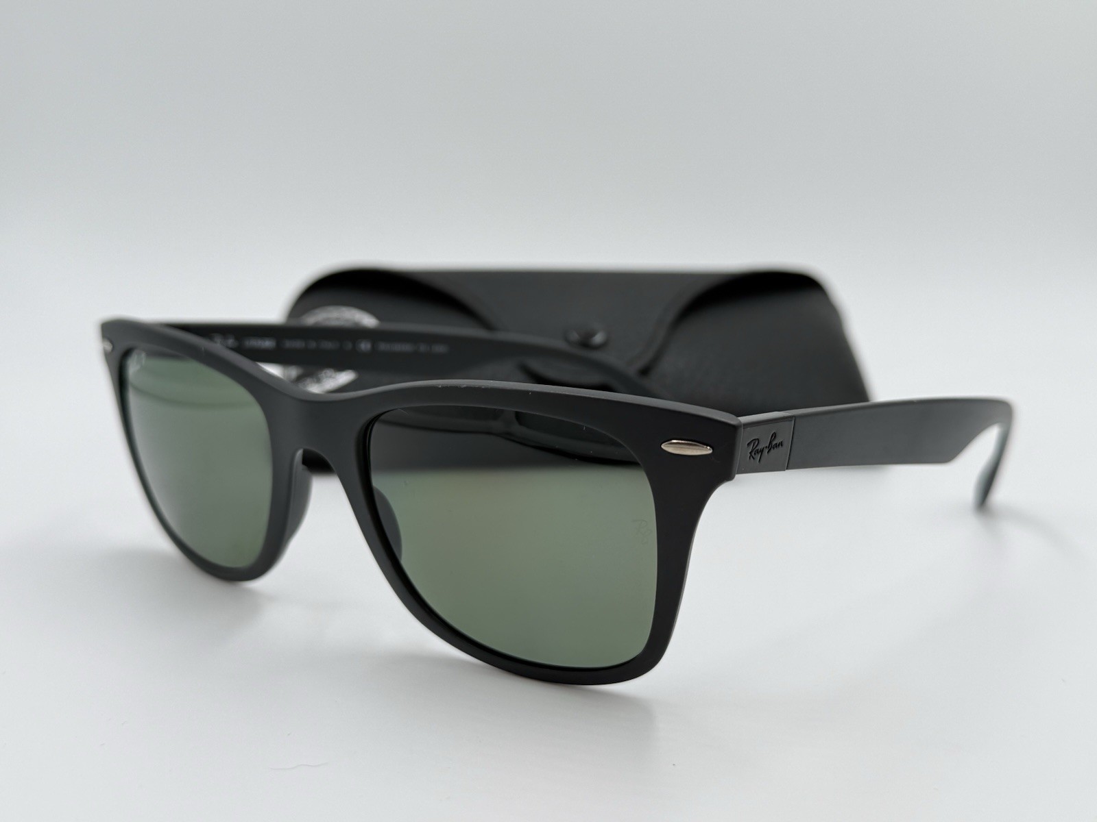 Ray Ban RB4195 601-S/9A WAYFARER LITEFORCE Green POLARIZED P3 AUTHENTIC ITALY