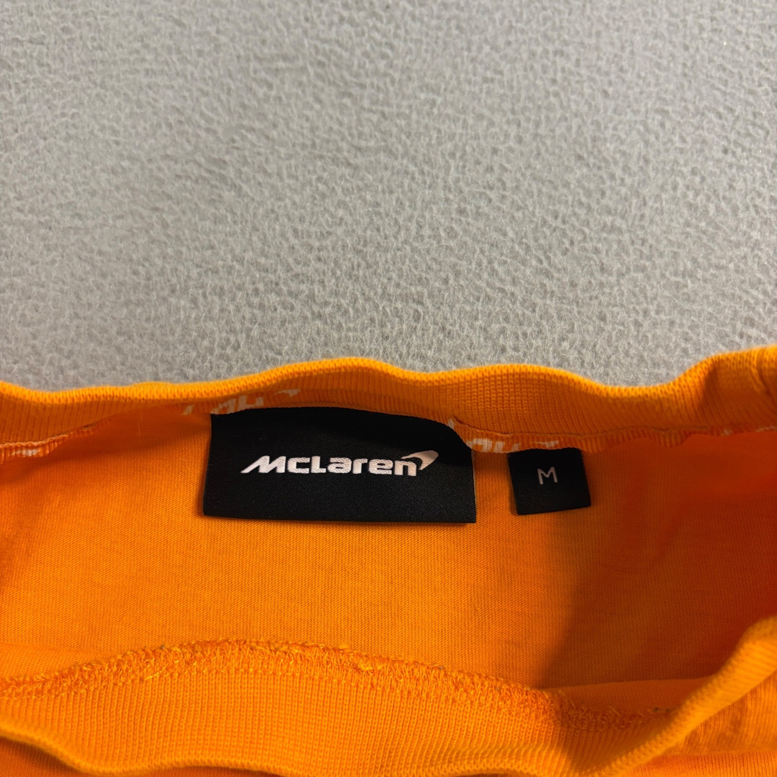 McLaren Lando Norris LN4 Graphic T-Shirt Mens Medium Orange F1 Racing Tee