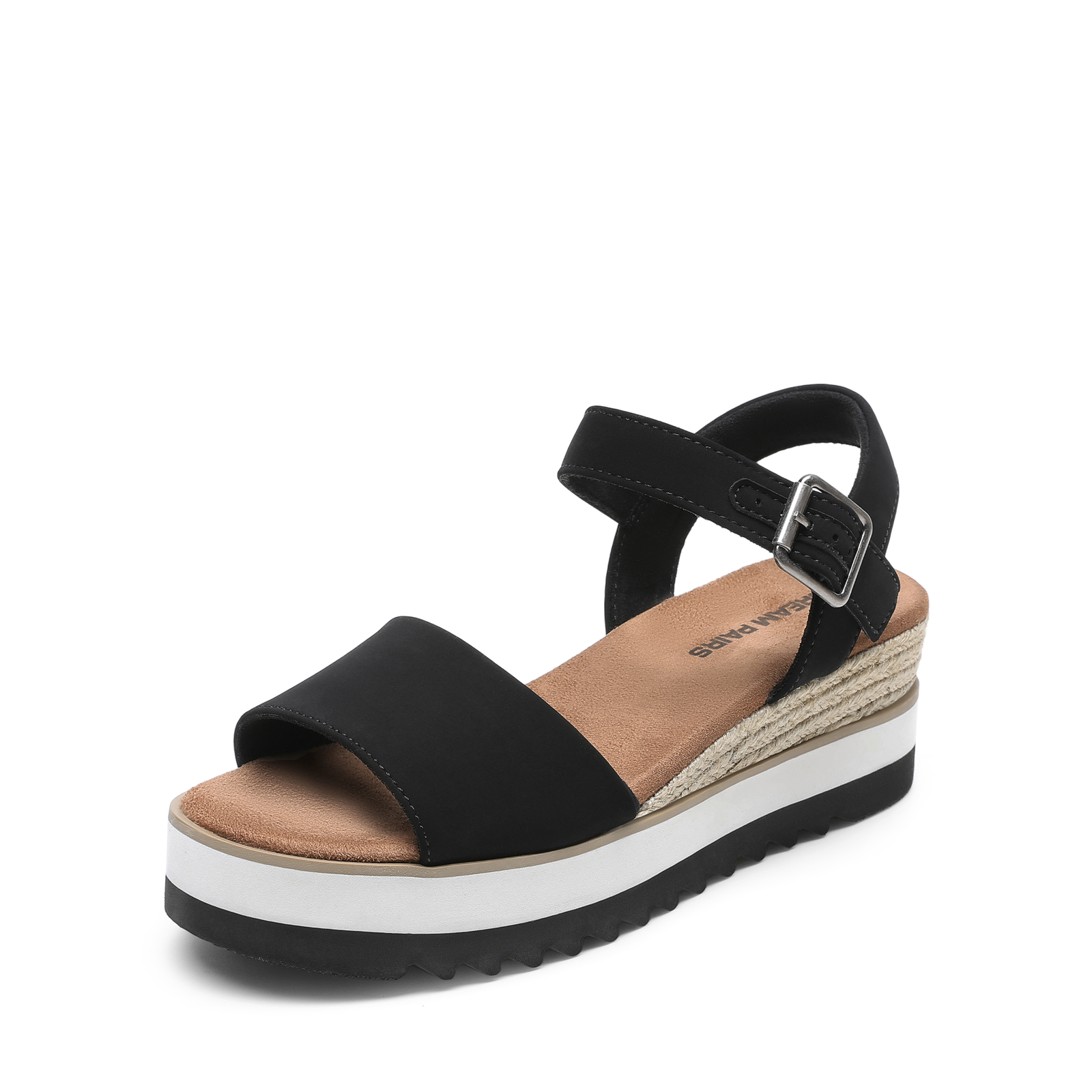 Women Casual Wedge Sandals Open Toe Comfortable Platform Espadrille Sandals