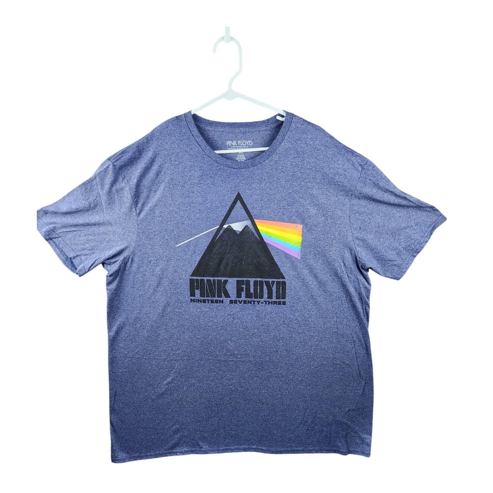 Pink Floyd Dark Side of the Moon Men’s XL Prism Graphic Band Tee Rock Concert