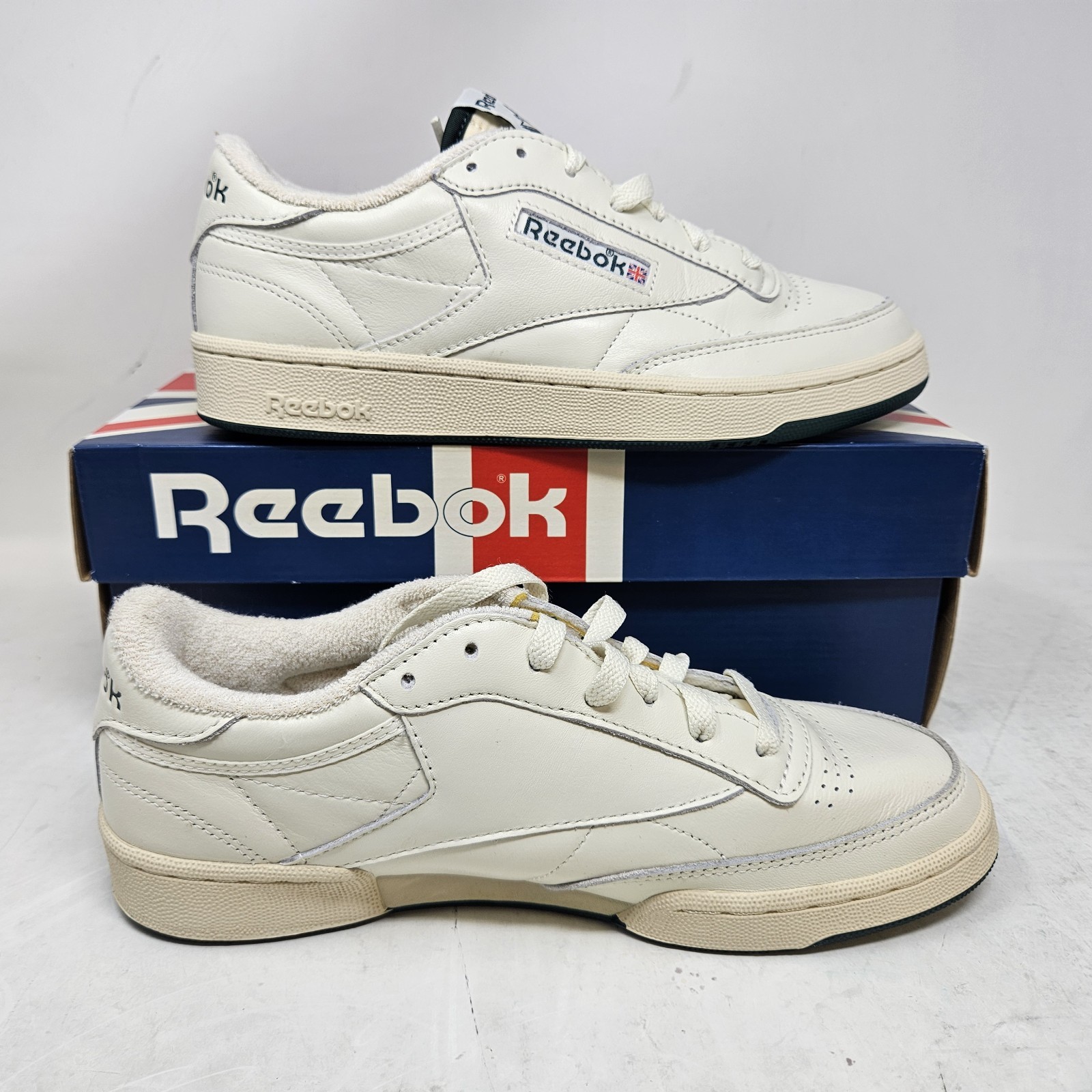 Reebok Club C 85 Vintage ‘Chalk Alabas’ Classic Shoes / HP3201 / Men’s Size 8