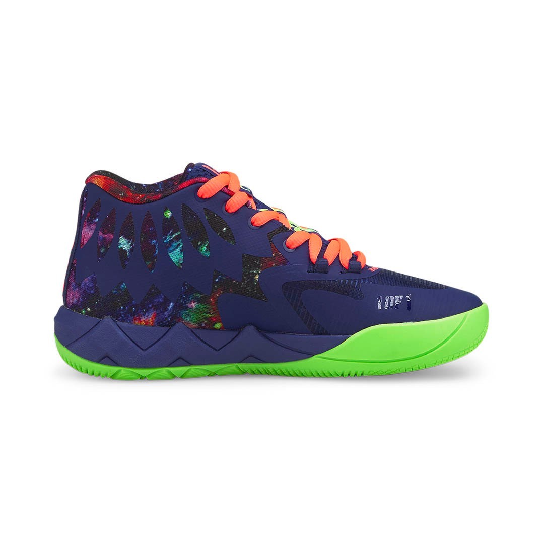 Puma MB.01 US 14 Men’s Blue Green Galaxy Basketball LaMelo Ball 376677 07 NIB