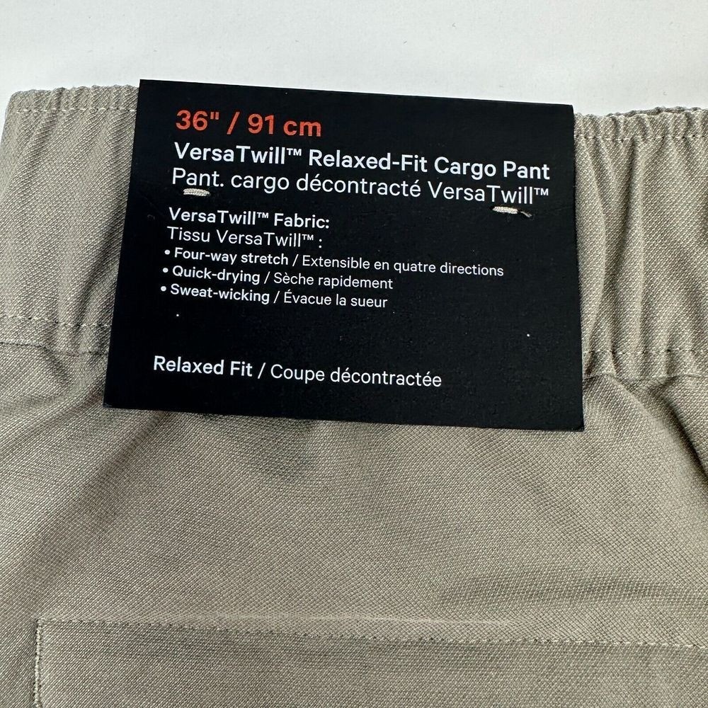 Lululemon VersaTwill Relaxed-Fit Cargo Pant Mens 36 Rover Green Stretch Utility