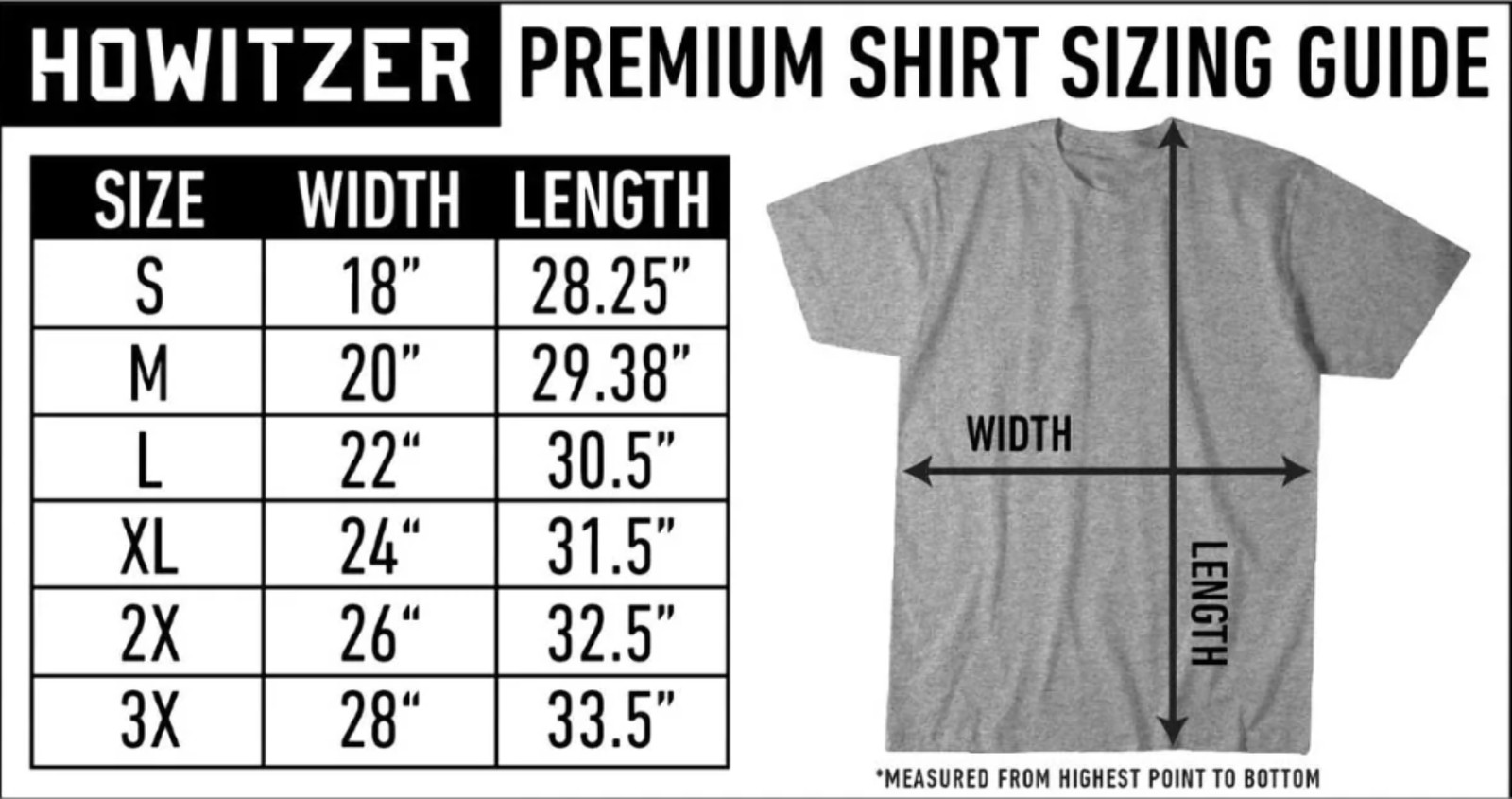 Howitzer Men’s T-shirt Standard Basic Packs Heather Grey Military Grunt