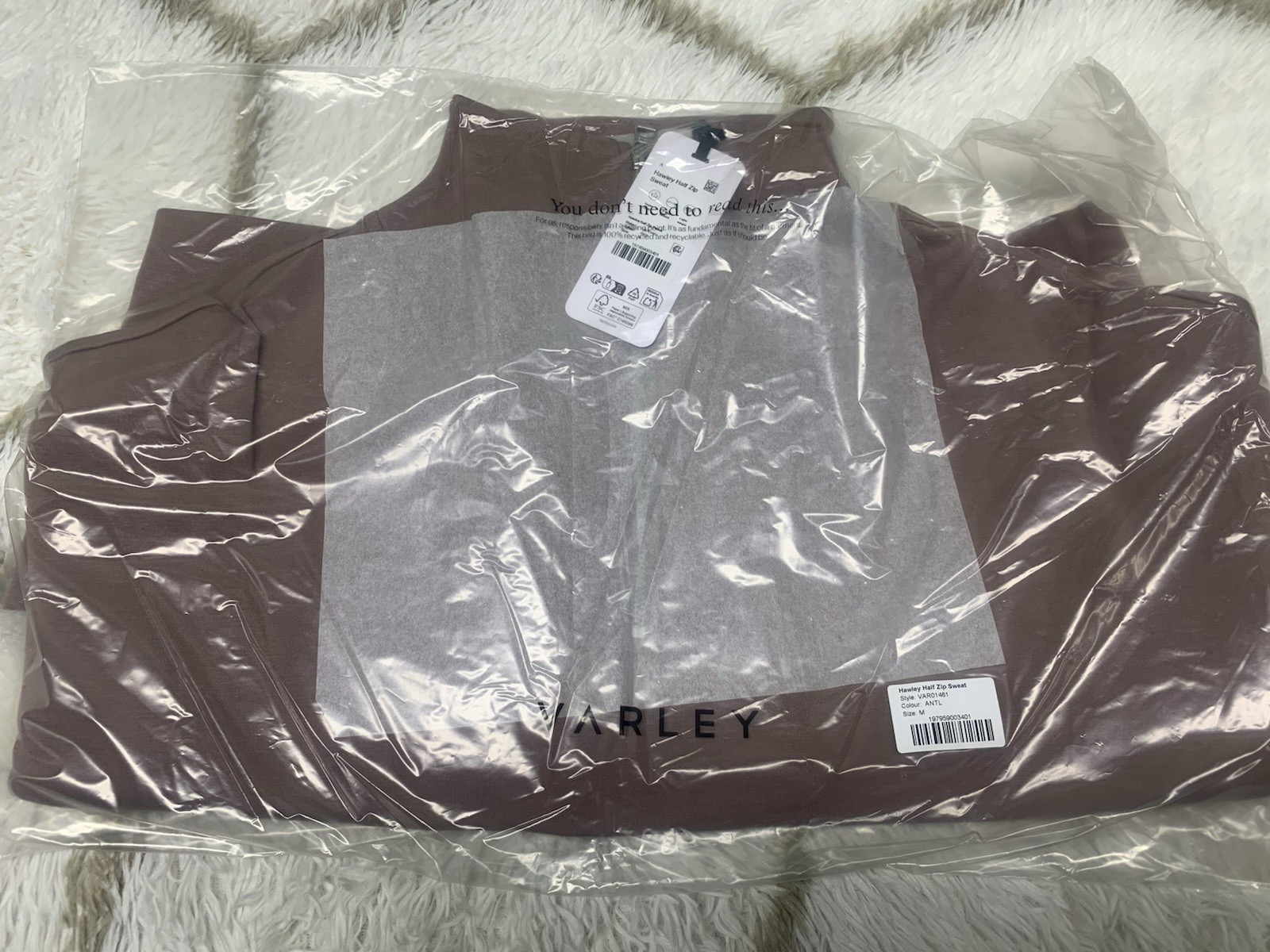 🧡*NWT*Varley Hawley Half-Zip Sweater Pullover Women’s Size M Color – Antler🧡