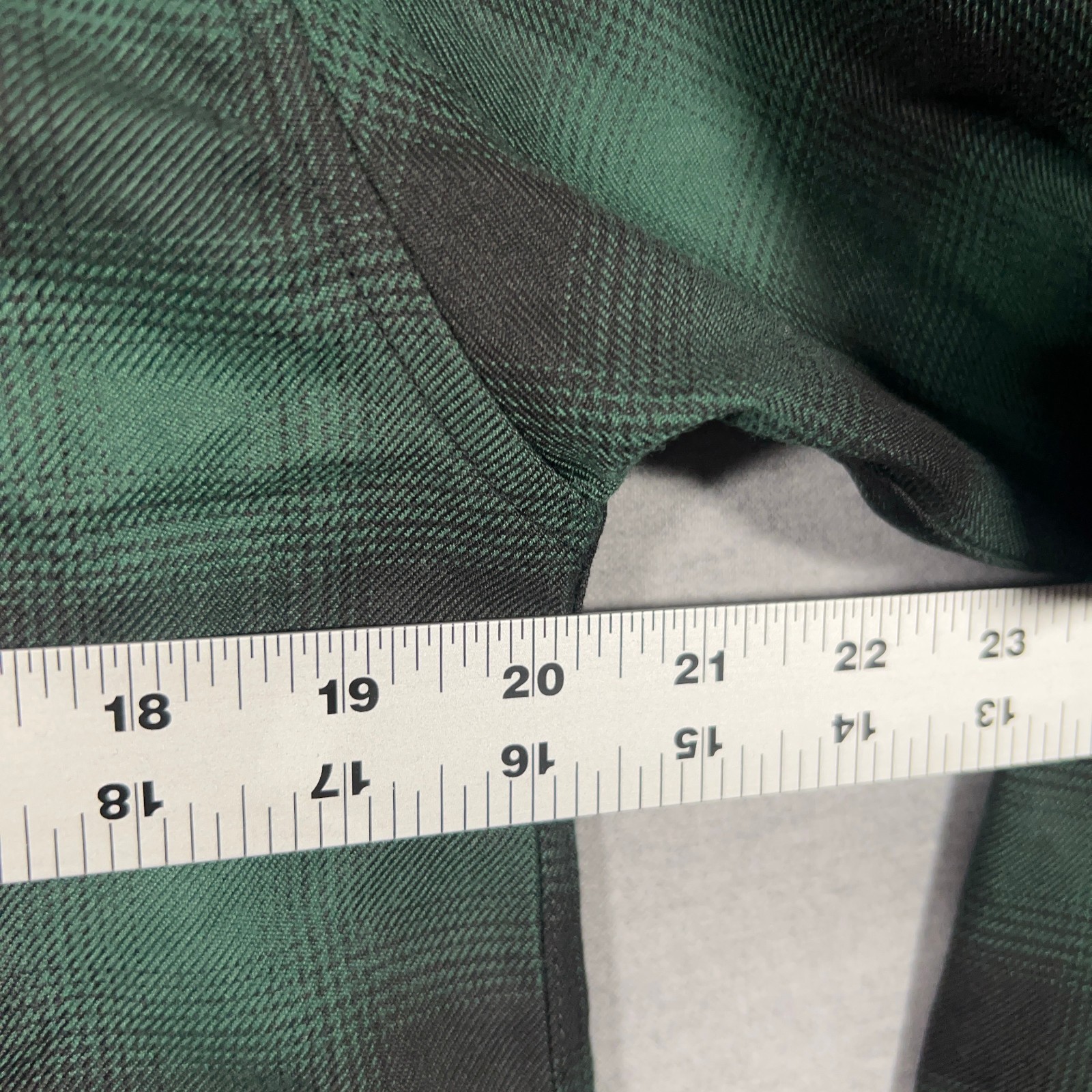 Dixxon Flannel Shirt Mens Medium Green Plaid Button Snap Absinthe Heritage