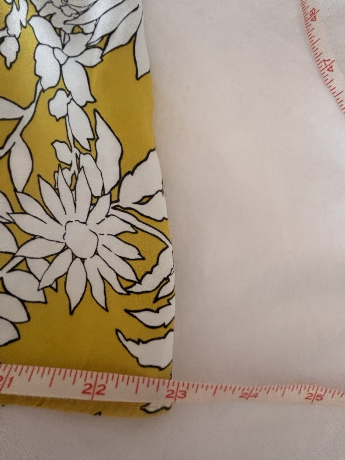 Boden silk blend top. 16. Yellow & white floral.