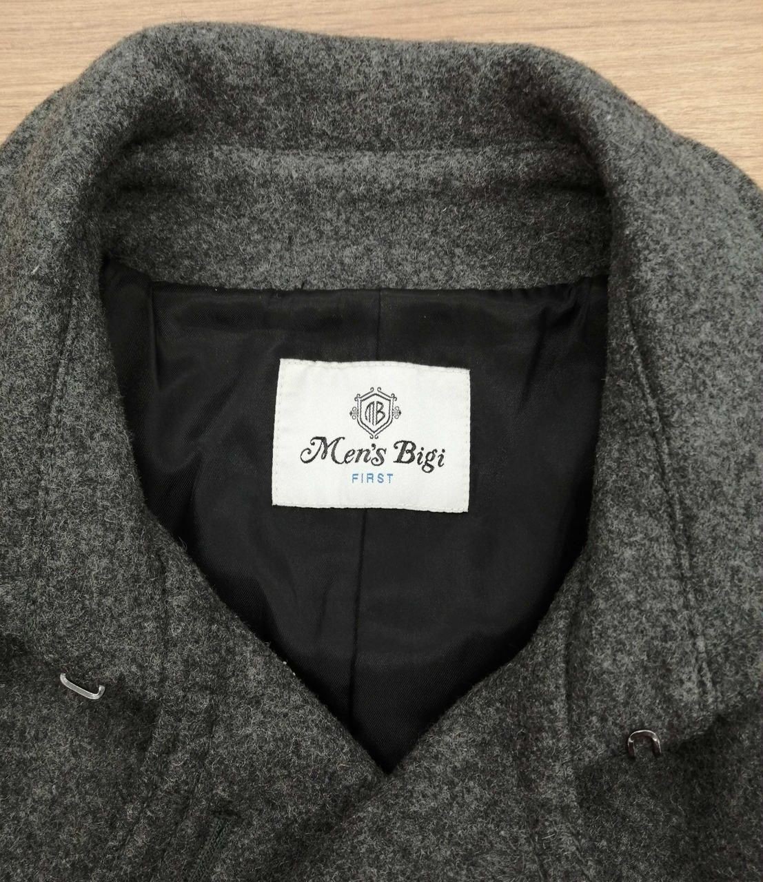 Men’s Bigi P Coat Grey 3 Worn Used